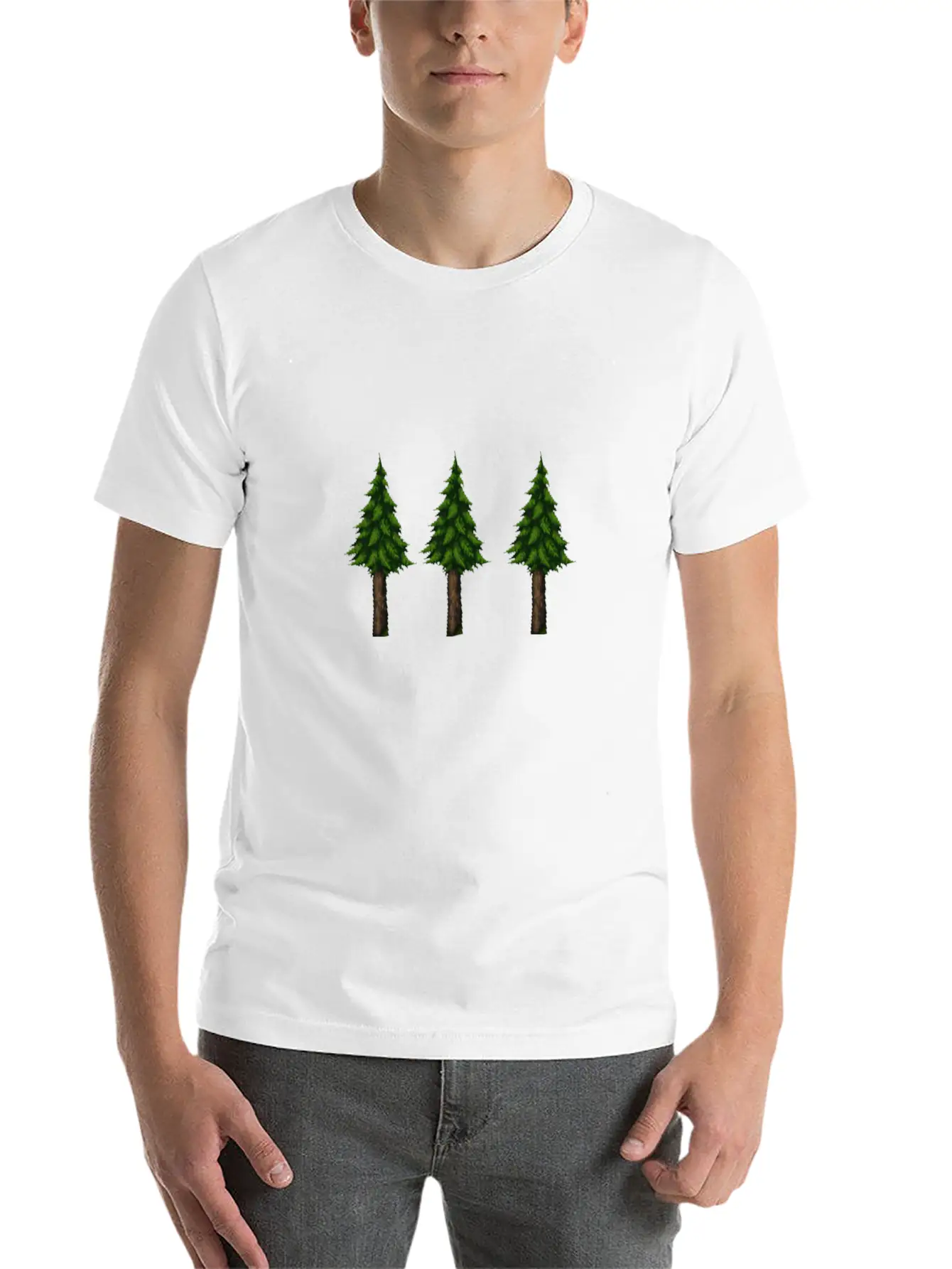 Trees Essential Cotton Tee For Daily Outfits – Unisex Style