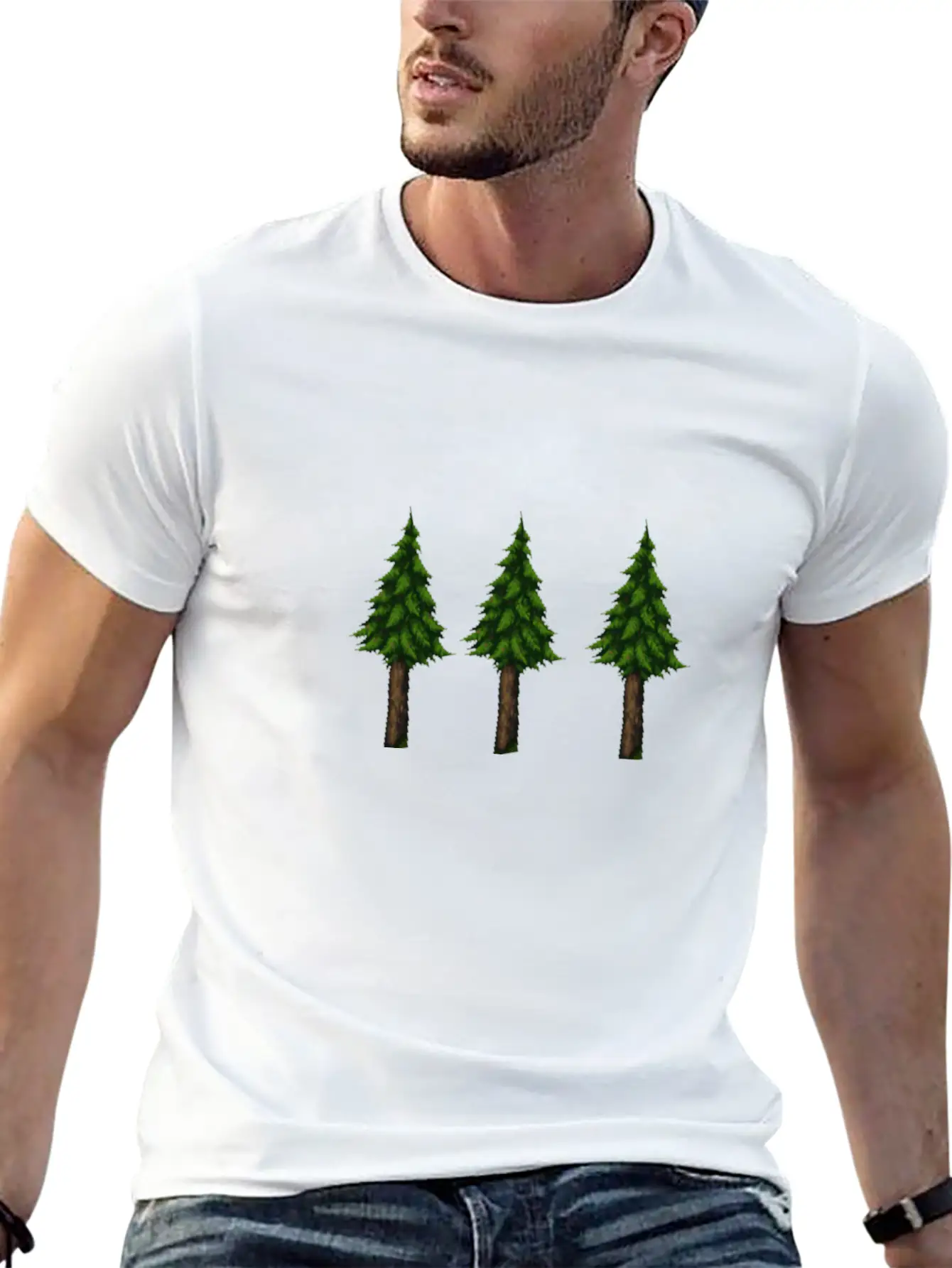 Trees Essential Cotton Tee For Daily Outfits – Unisex Style