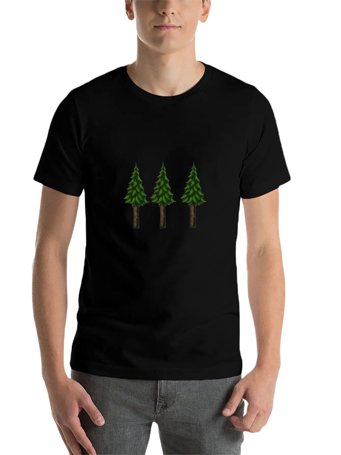 Trees Essential Cotton Tee For Daily Outfits – Unisex Style