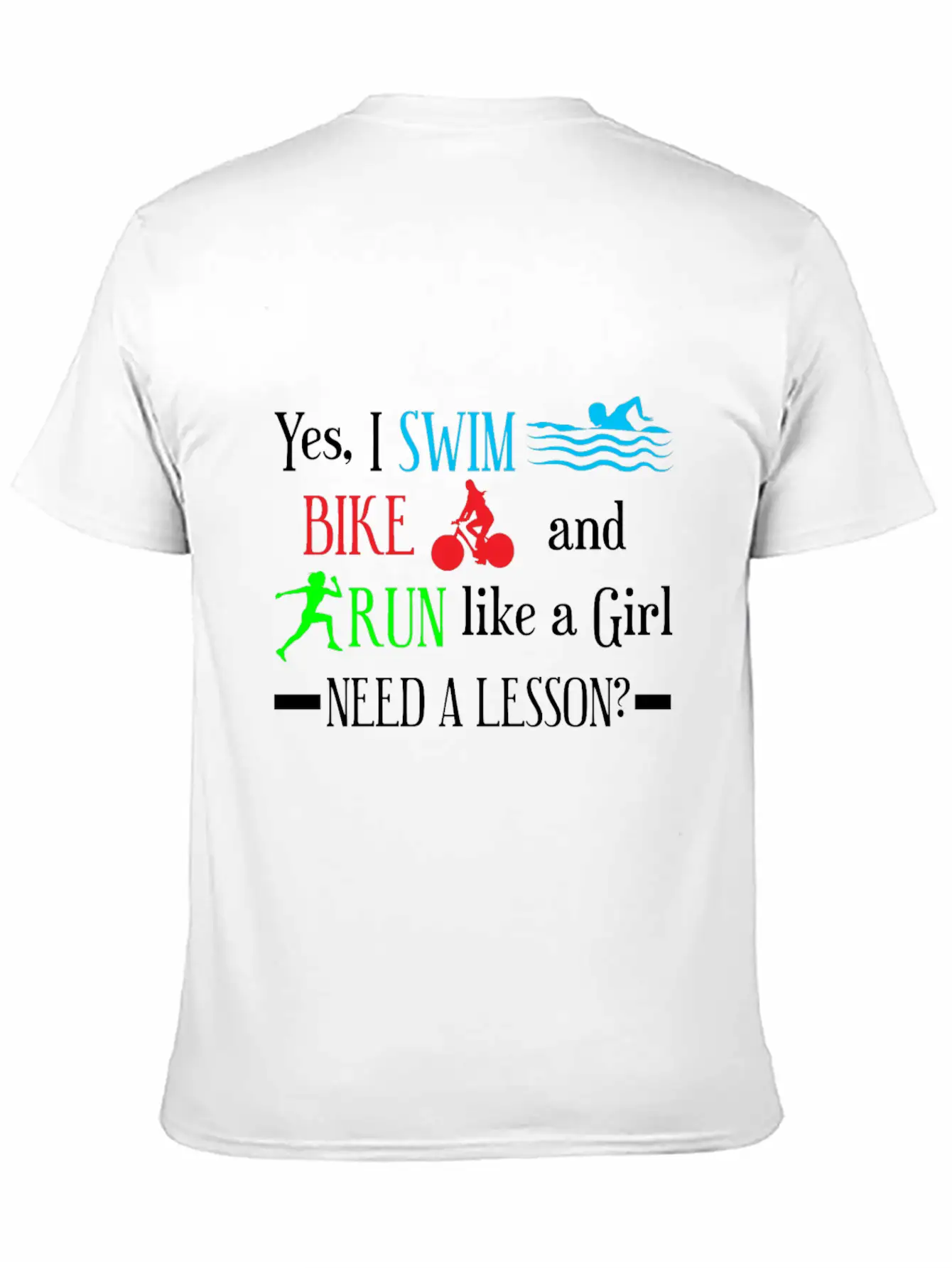 Triathlon Girl Athlete Relaxed Everyday Tee – Lightweight And Durable Cotton