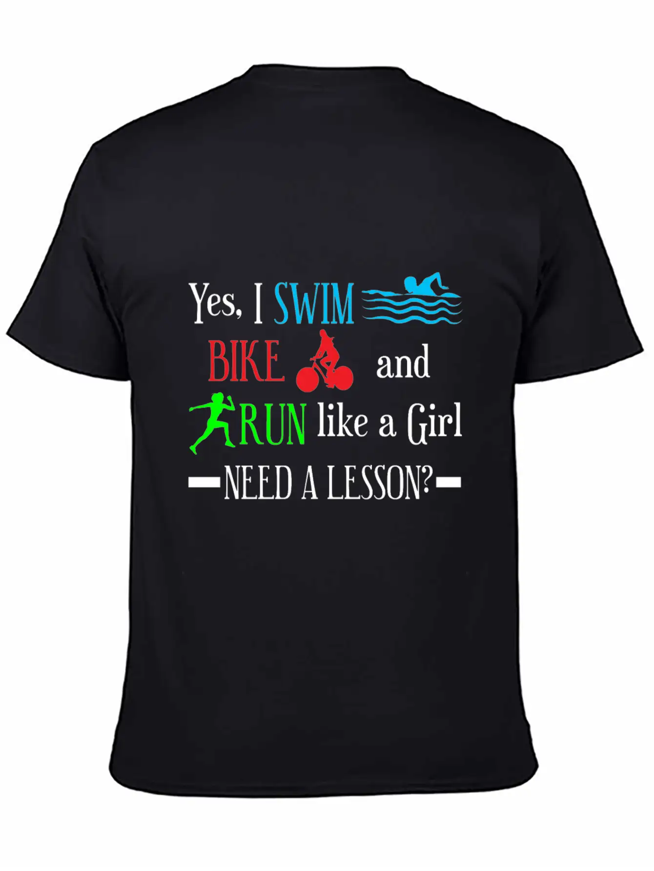 Triathlon Girl Athlete Relaxed Everyday Tee – Lightweight And Durable Cotton