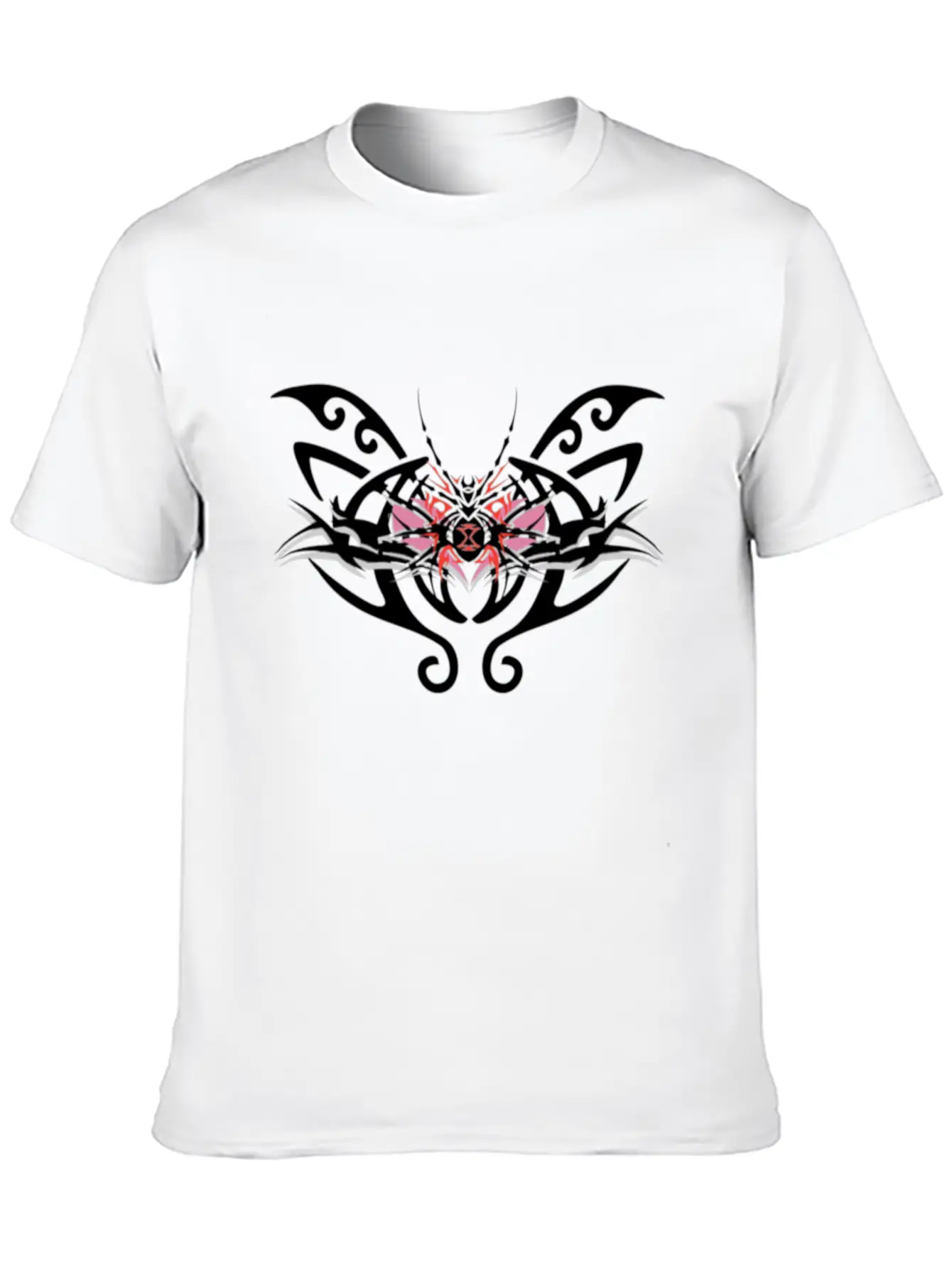 Tribal Butterfly Unisex Casual T-Shirt – Clean Design For Daily Comfort