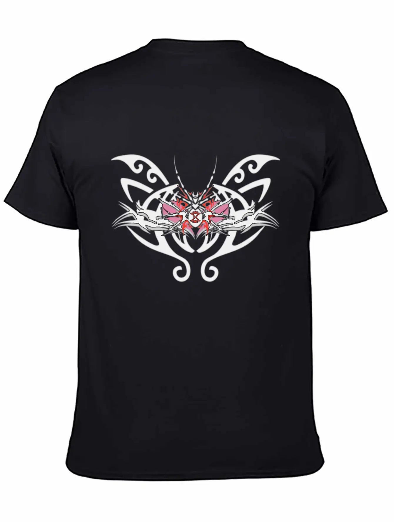Tribal Butterfly Unisex Casual T-Shirt – Clean Design For Daily Comfort