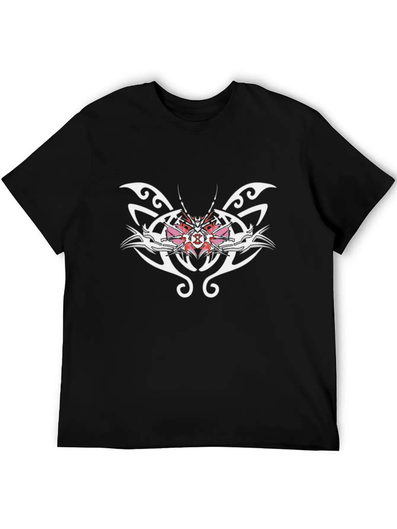 Tribal Butterfly Unisex Casual T-Shirt – Clean Design For Daily Comfort