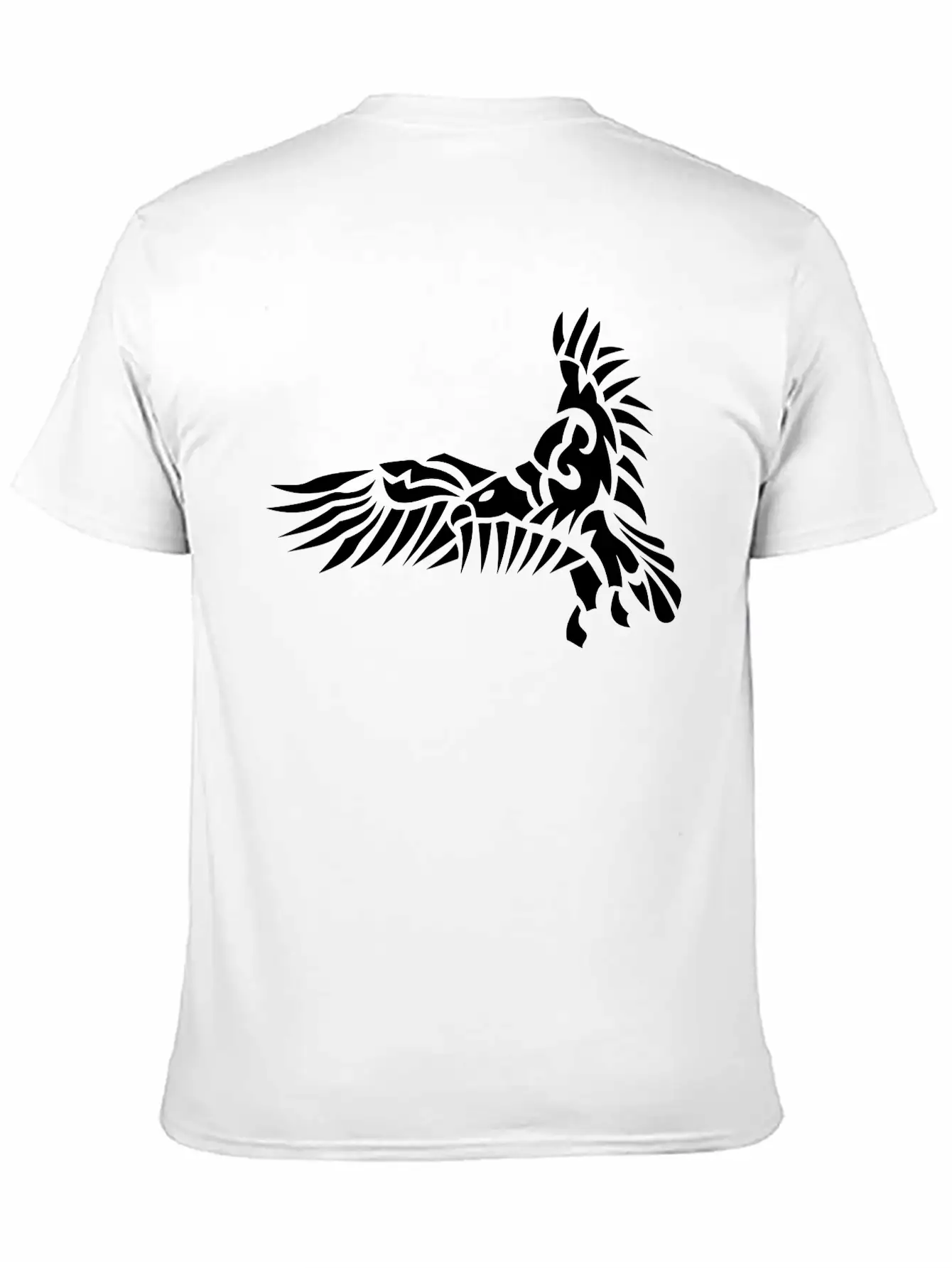 Tribal Eagle Animal Birds 6025 Lightweight Cotton T-Shirt – Daily Comfort Graphic Shirt