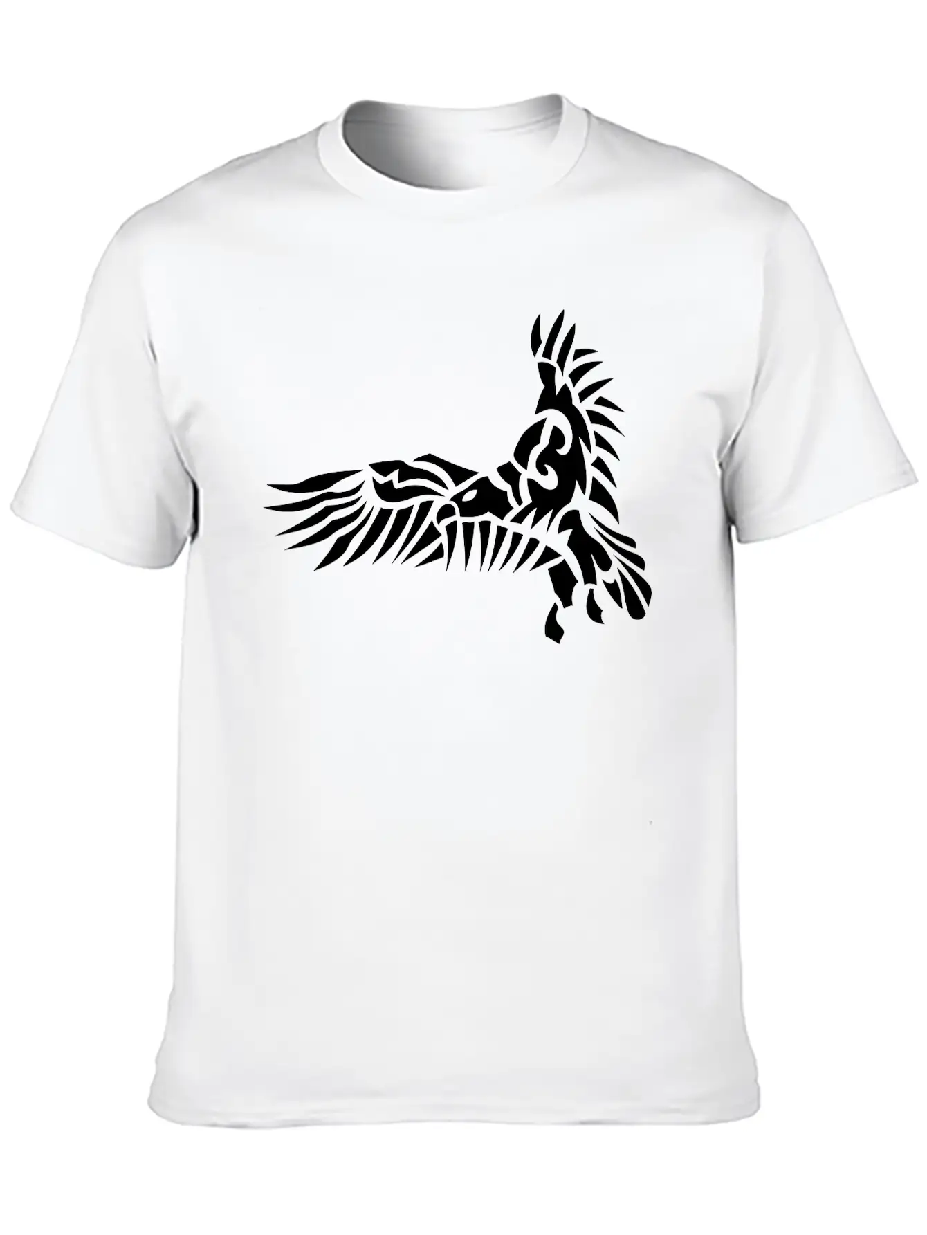 Tribal Eagle Animal Birds 6025 Lightweight Cotton T-Shirt – Daily Comfort Graphic Shirt