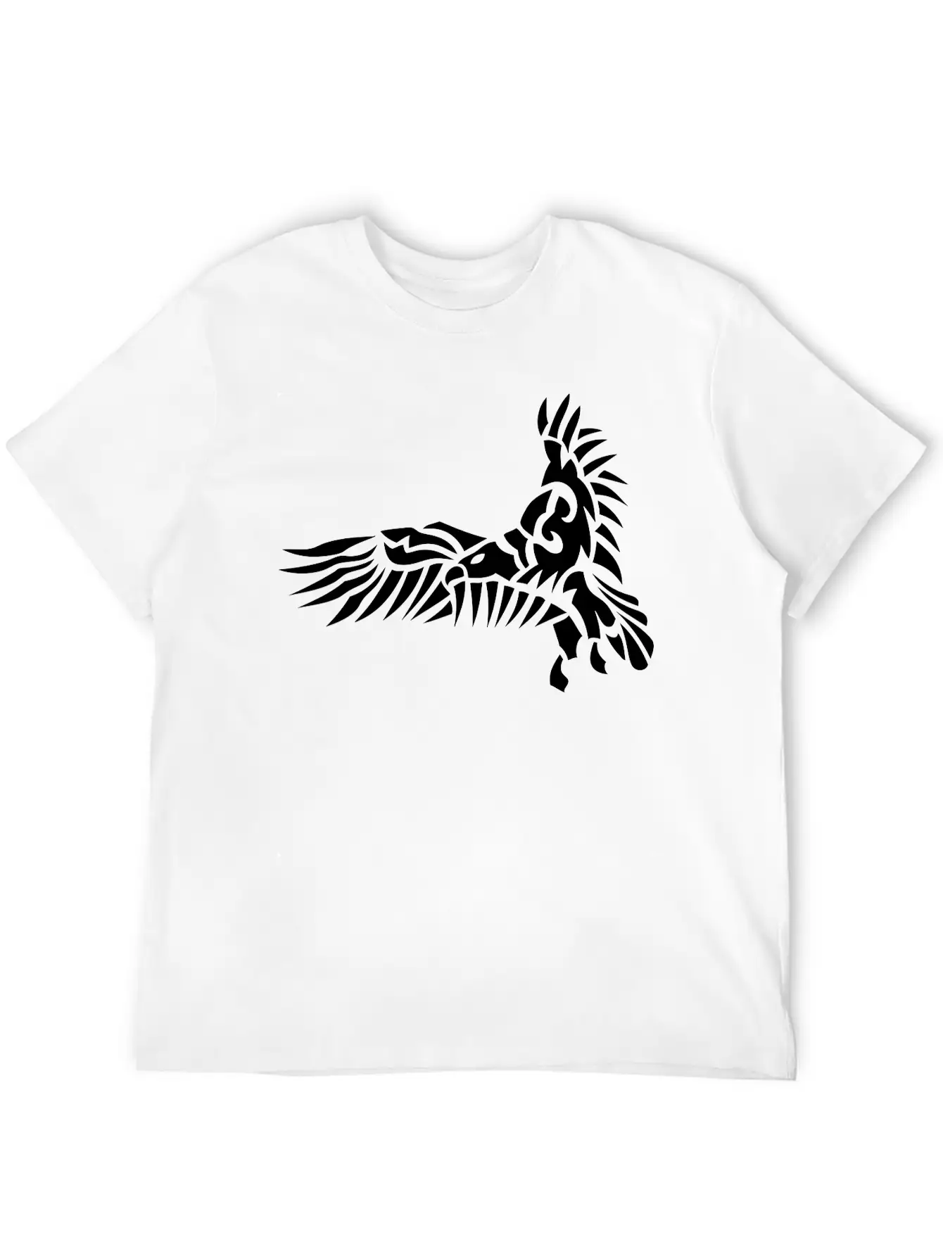 Tribal Eagle Animal Birds 6025 Lightweight Cotton T-Shirt – Daily Comfort Graphic Shirt