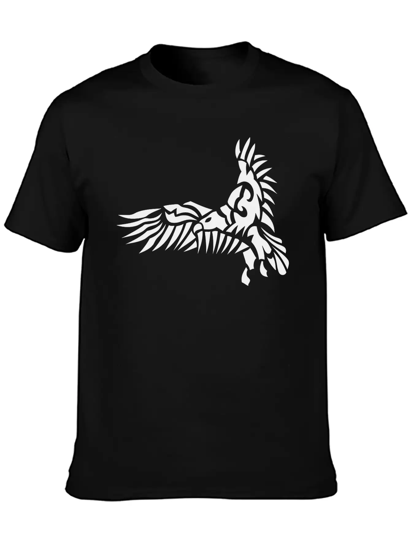 Tribal Eagle Animal Birds 6025 Lightweight Cotton T-Shirt – Daily Comfort Graphic Shirt