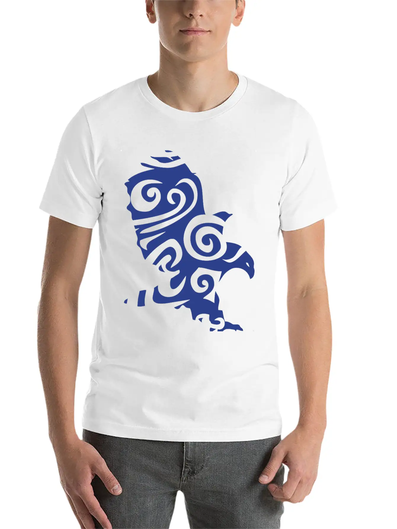 Tribal Eagle Wild Animal Designs Unisex Casual T-Shirt – Clean Design For Daily Comfort