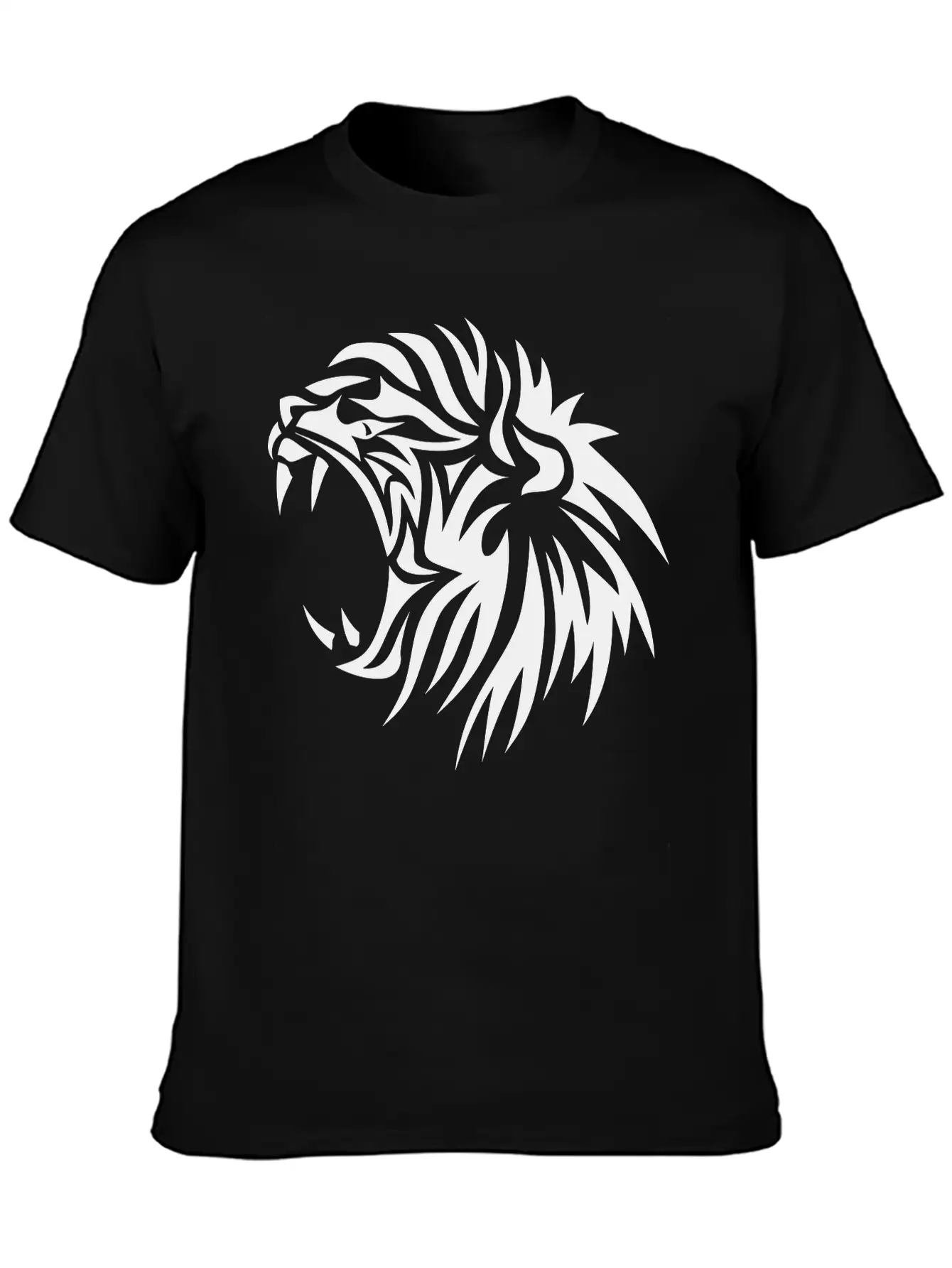 Tribal Lion King Jungle Lowe 4022 Unisex Casual T-Shirt – Clean Design For Daily Comfort