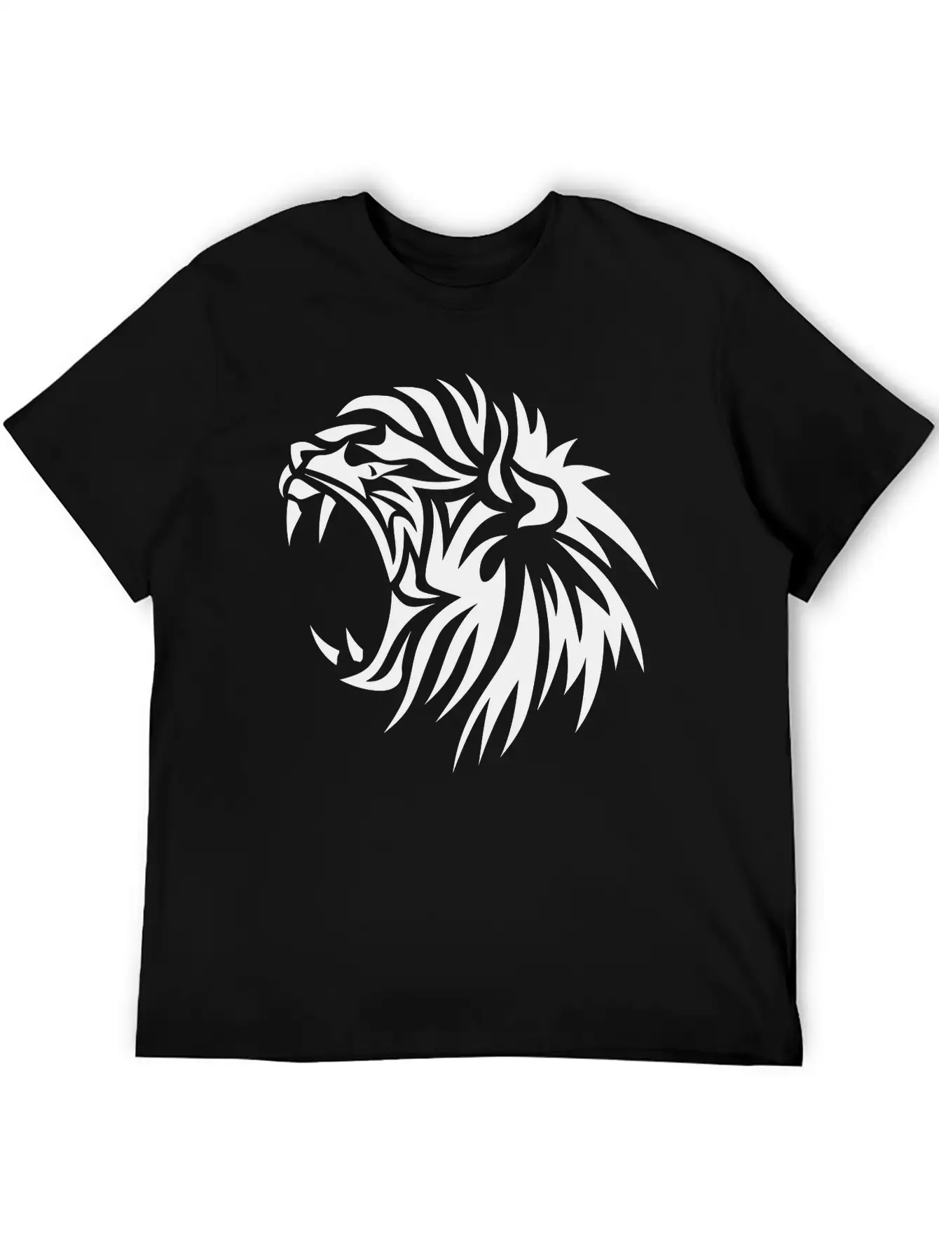 Tribal Lion King Jungle Lowe 4022 Unisex Casual T-Shirt – Clean Design For Daily Comfort
