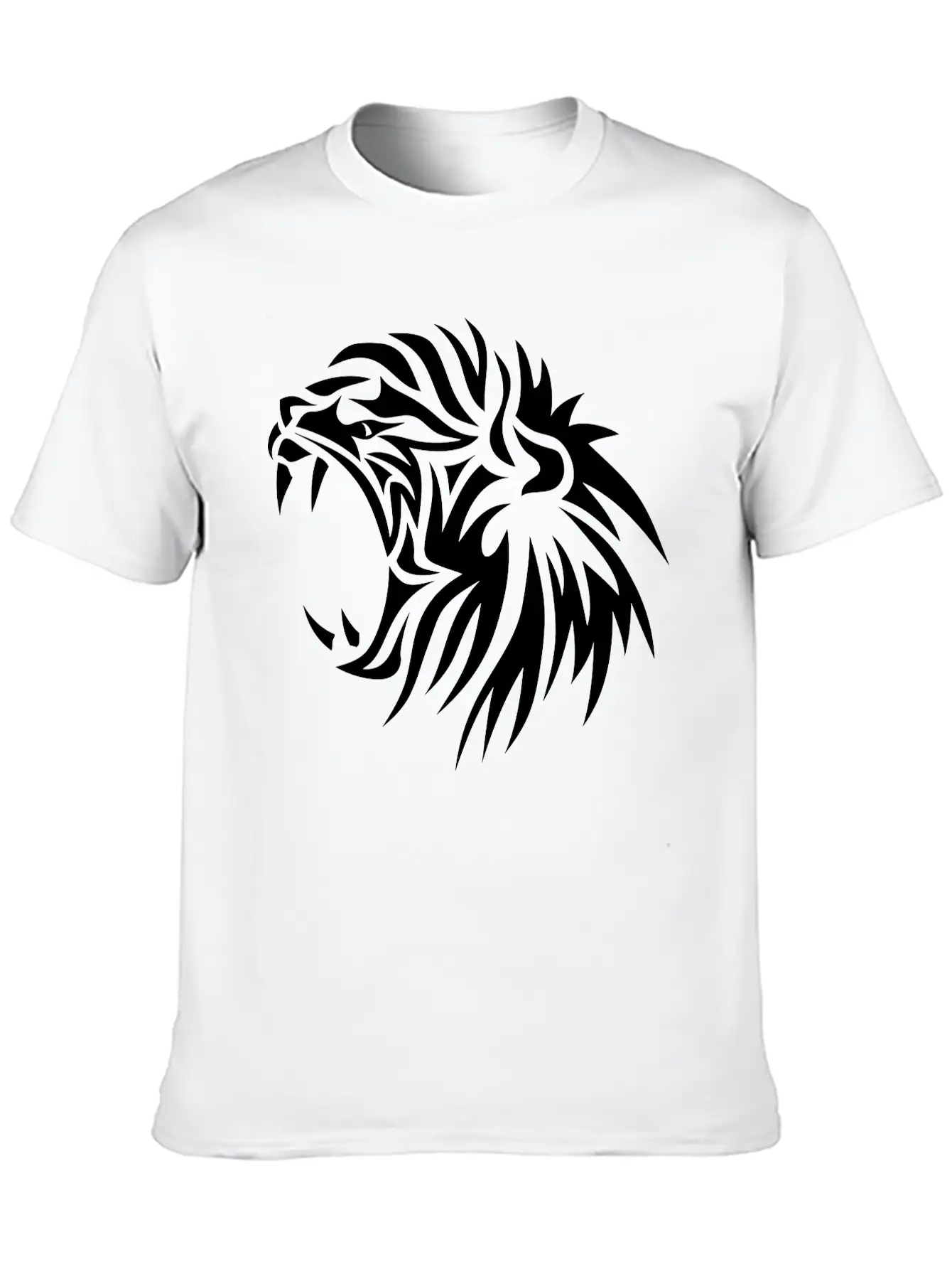 Tribal Lion King Jungle Lowe 4022 Unisex Casual T-Shirt – Clean Design For Daily Comfort