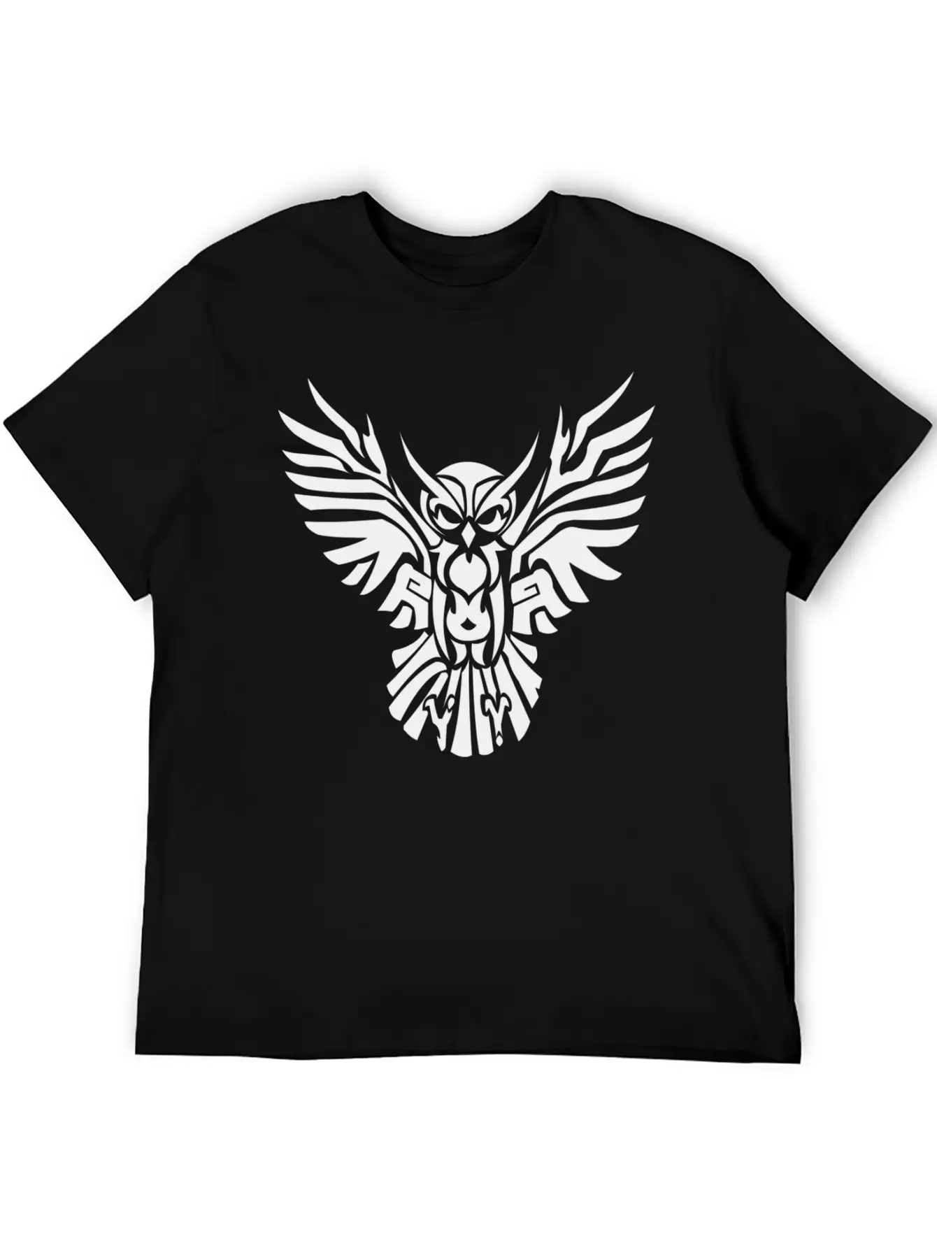 Tribal Owl Relaxed Everyday Tee – Lightweight And Durable Cotton
