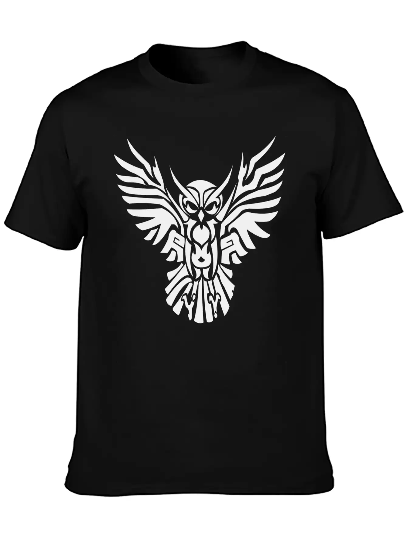 Tribal Owl Relaxed Everyday Tee – Lightweight And Durable Cotton