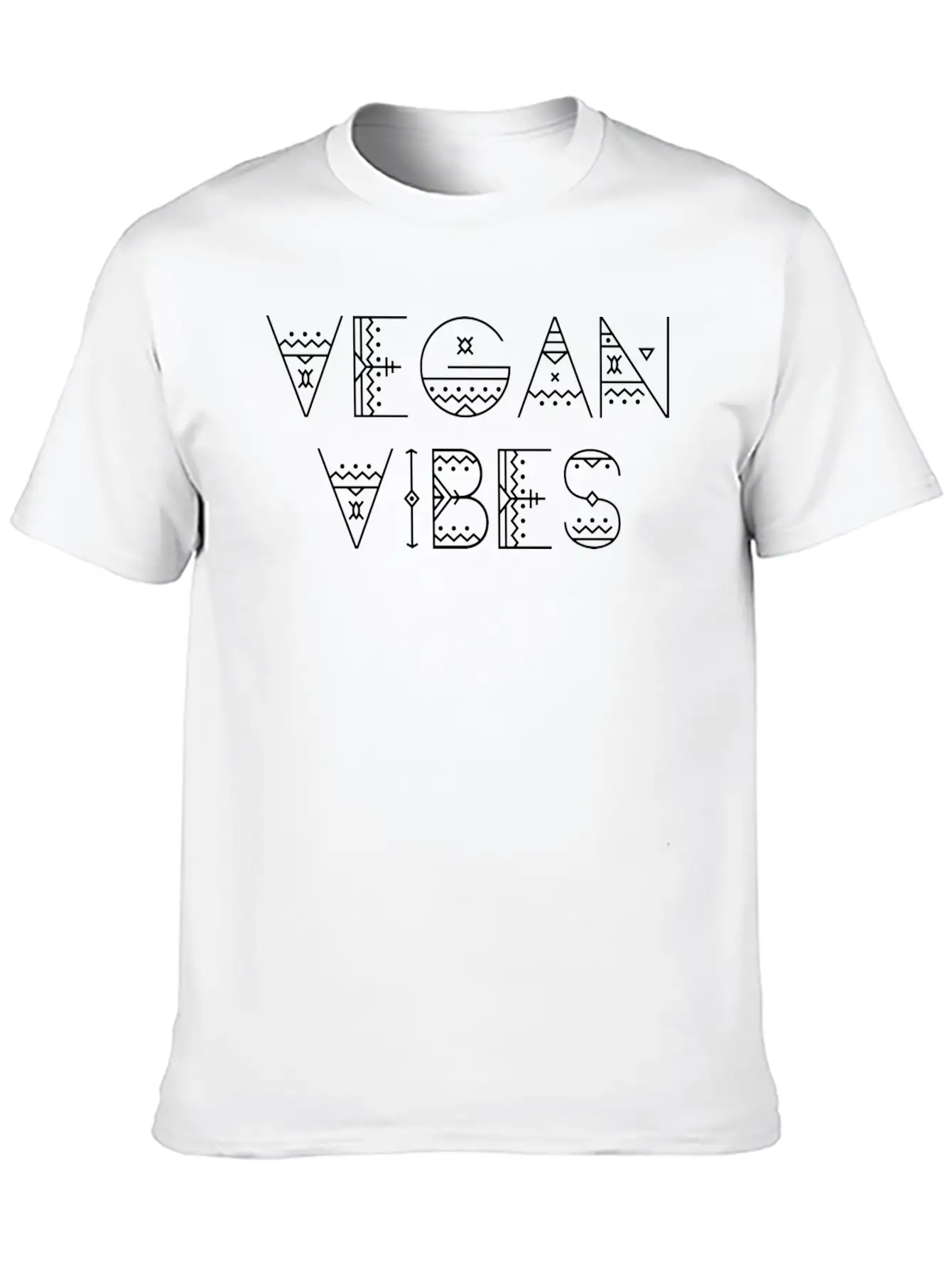 Tribal Vegan Art Classic Fit Graphic Tee For Daily Comfort – Unisex Cotton Shirt