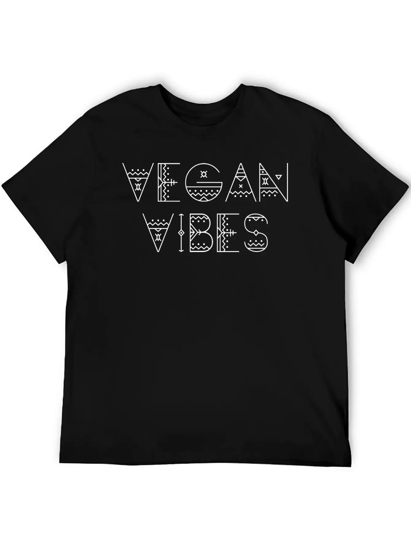 Tribal Vegan Art Classic Fit Graphic Tee For Daily Comfort – Unisex Cotton Shirt