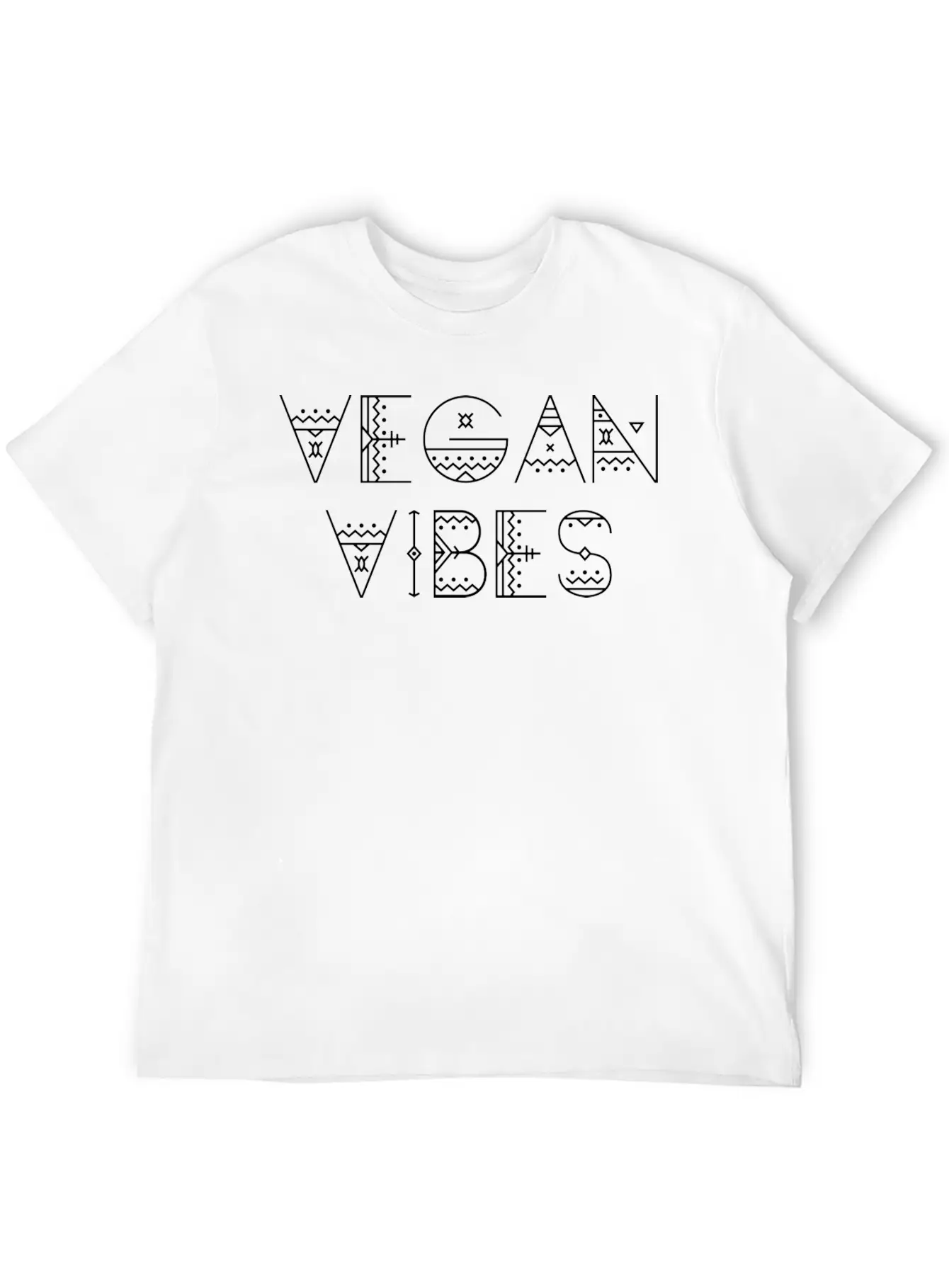 Tribal Vegan Art Classic Fit Graphic Tee For Daily Comfort – Unisex Cotton Shirt