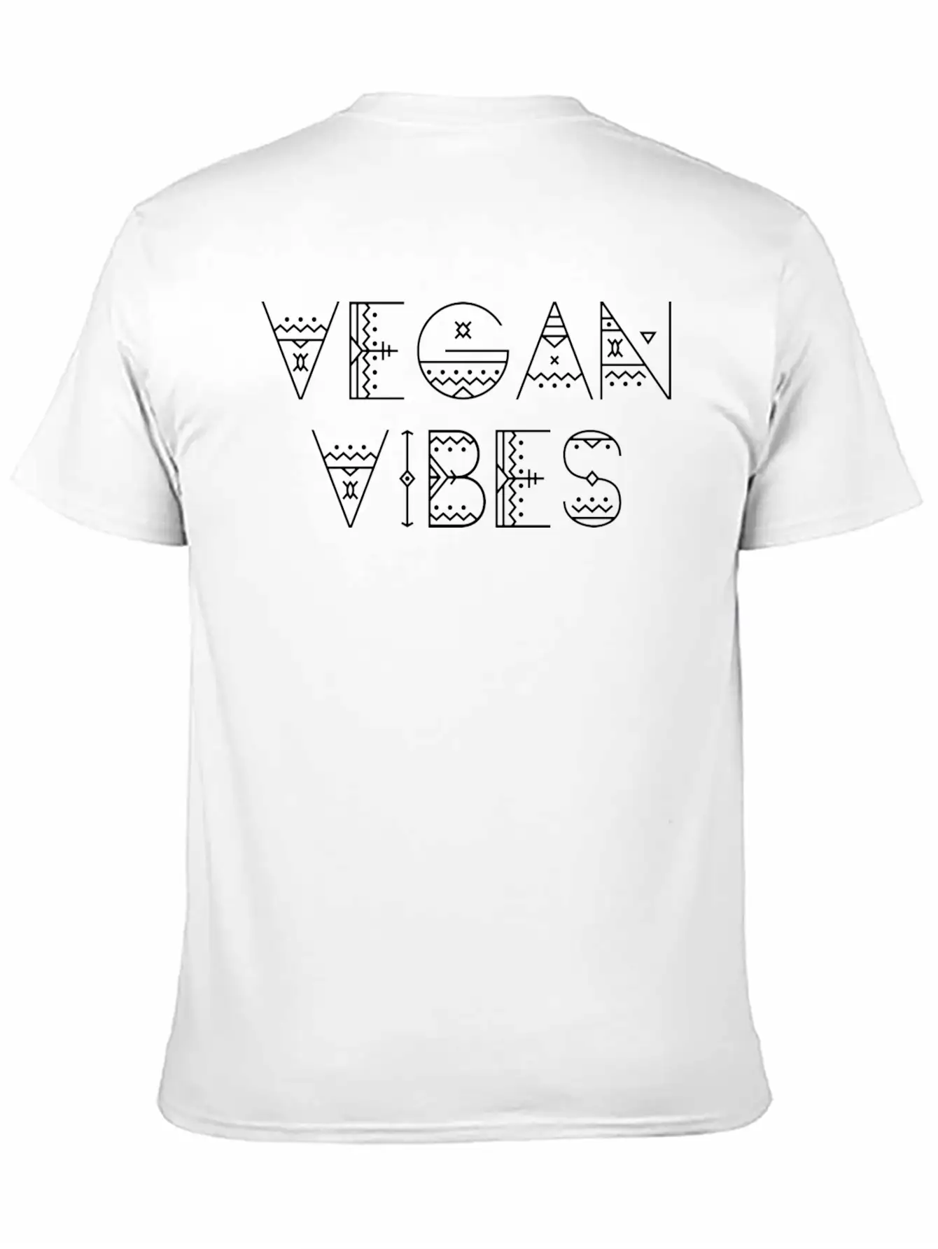 Tribal Vegan Art Classic Fit Graphic Tee For Daily Comfort – Unisex Cotton Shirt