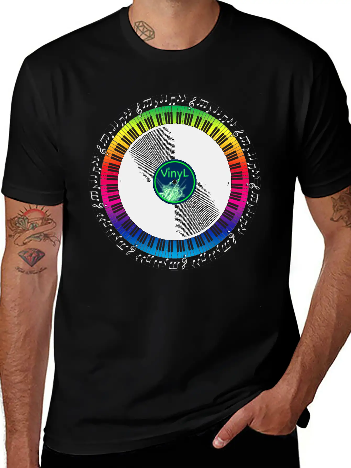 Tribute To Music Unisex Casual T-Shirt – Clean Design For Daily Comfort