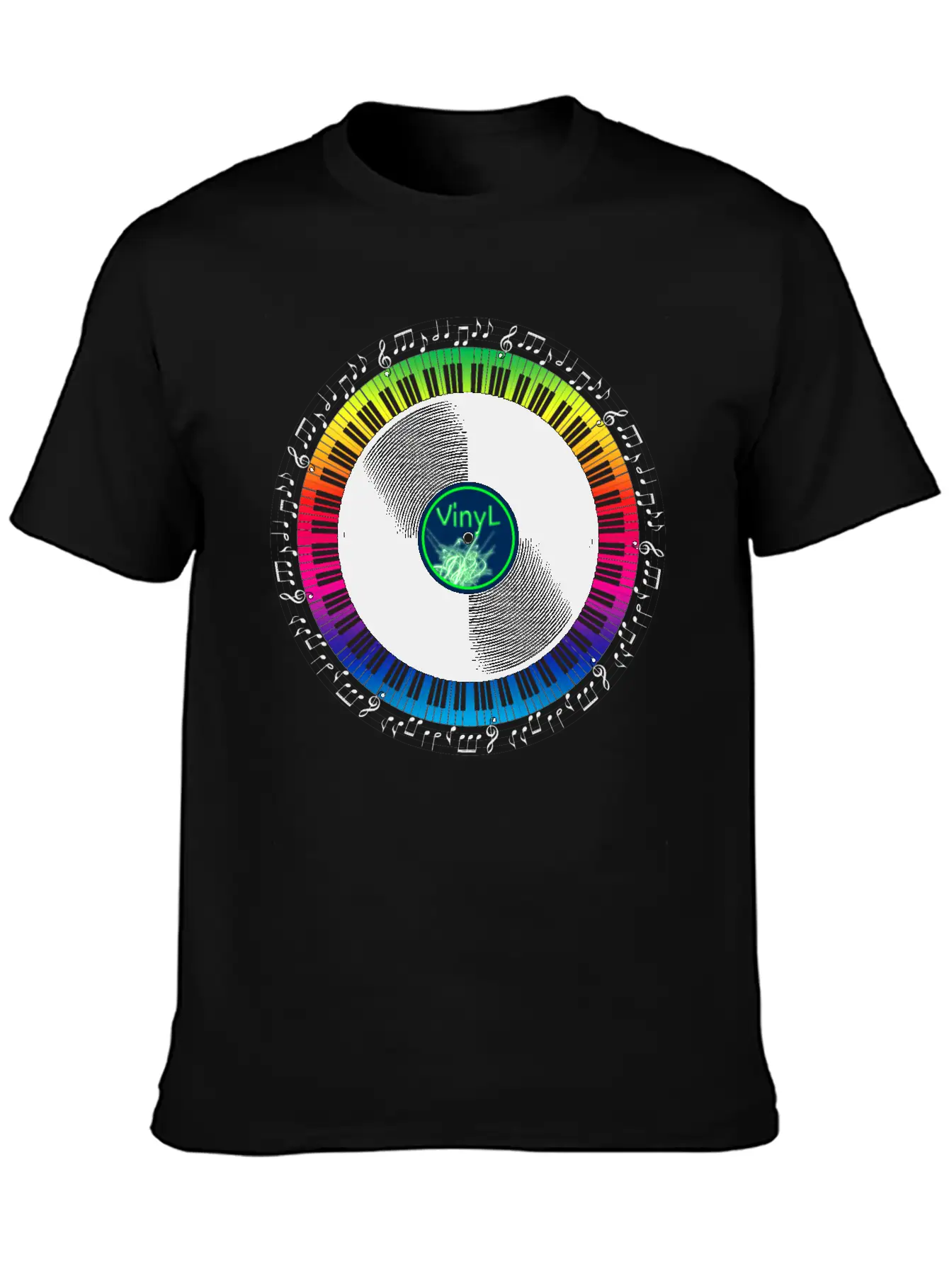 Tribute To Music Unisex Casual T-Shirt – Clean Design For Daily Comfort