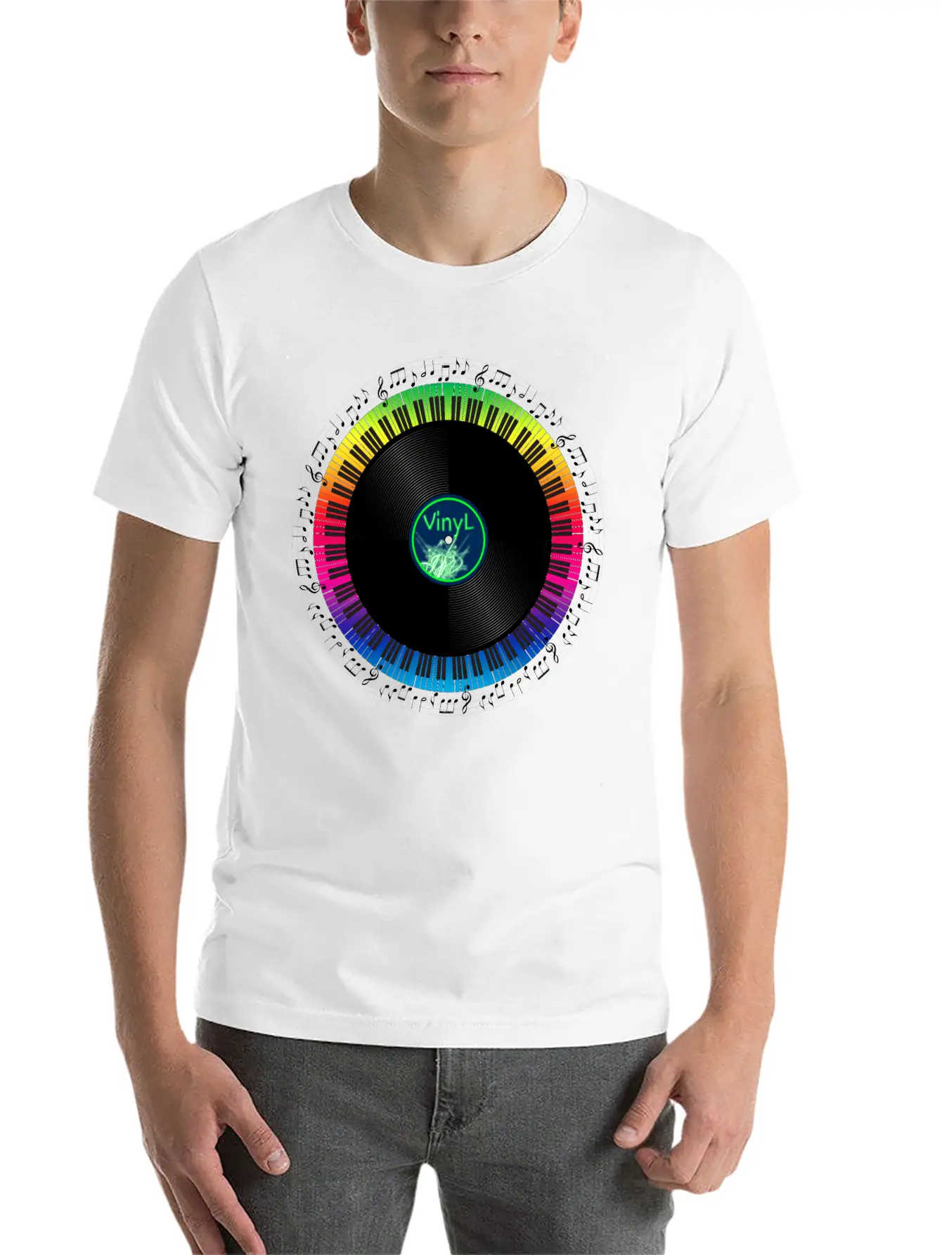 Tribute To Music Unisex Casual T-Shirt – Clean Design For Daily Comfort