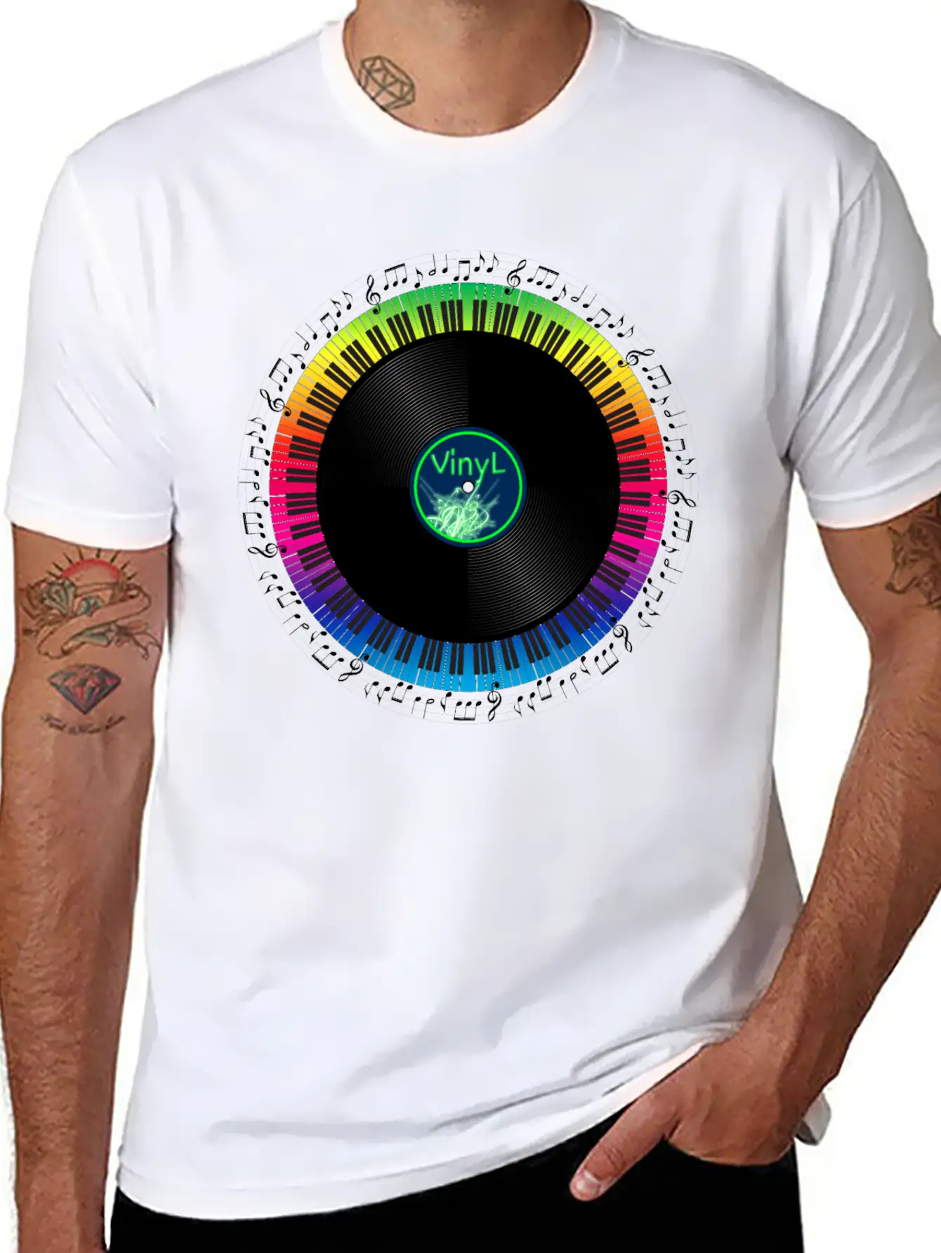 Tribute To Music Unisex Casual T-Shirt – Clean Design For Daily Comfort