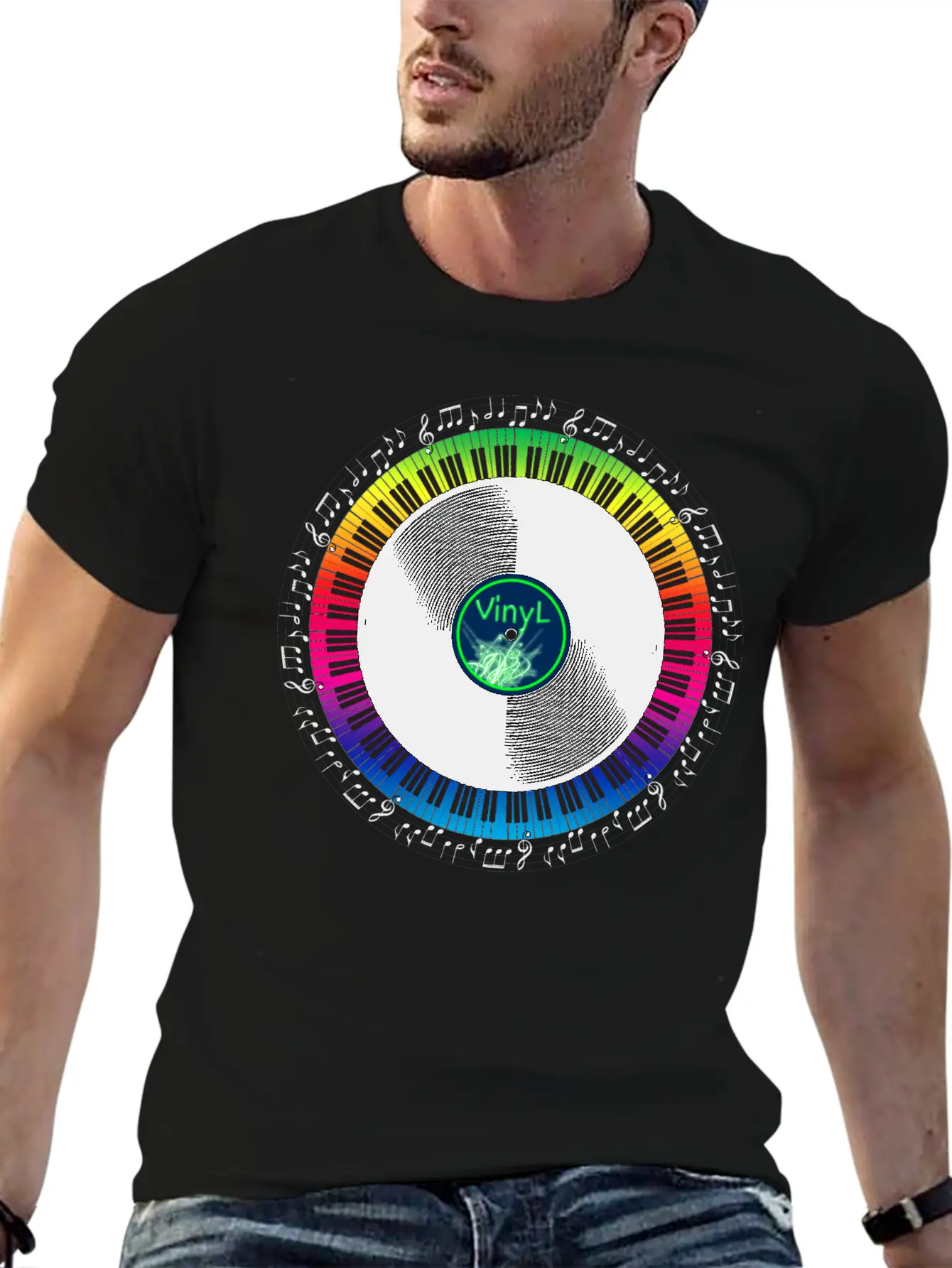 Tribute To Music Unisex Casual T-Shirt – Clean Design For Daily Comfort