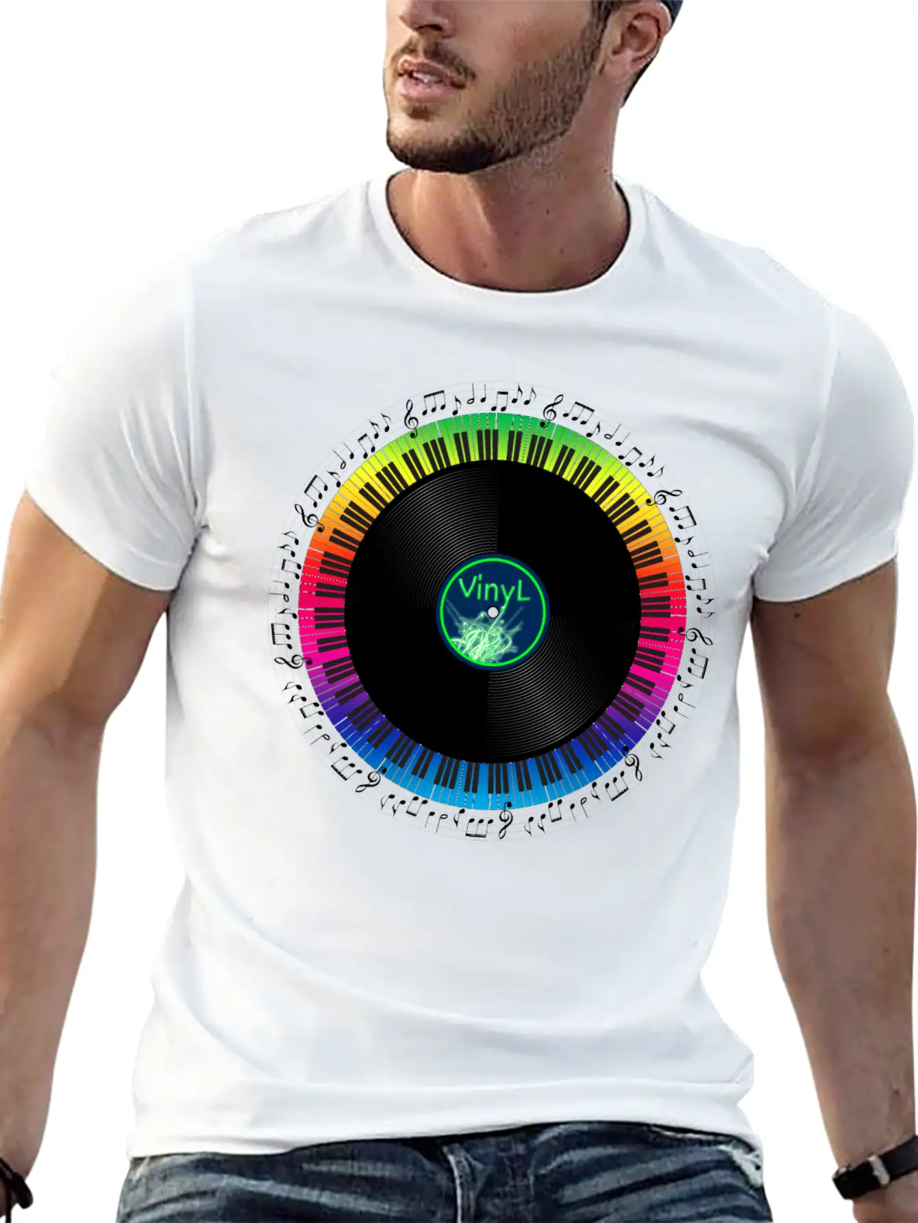 Tribute To Music Unisex Casual T-Shirt – Clean Design For Daily Comfort