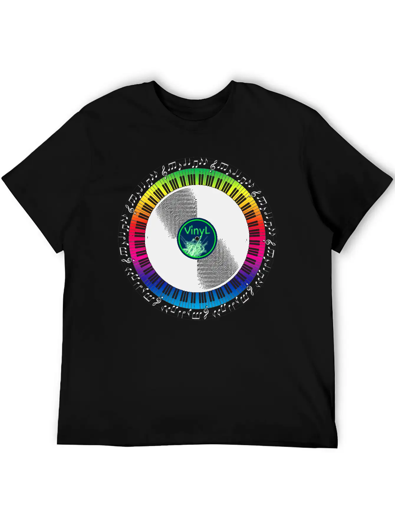 Tribute To Music Unisex Casual T-Shirt – Clean Design For Daily Comfort