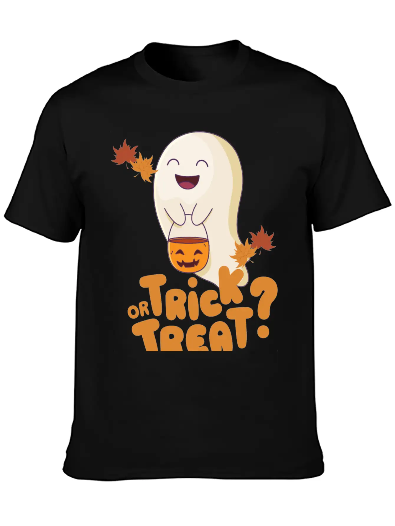 Trick Or Treat Autumn Modern Fit Casual T-Shirt ��� Clean And Versatile Design