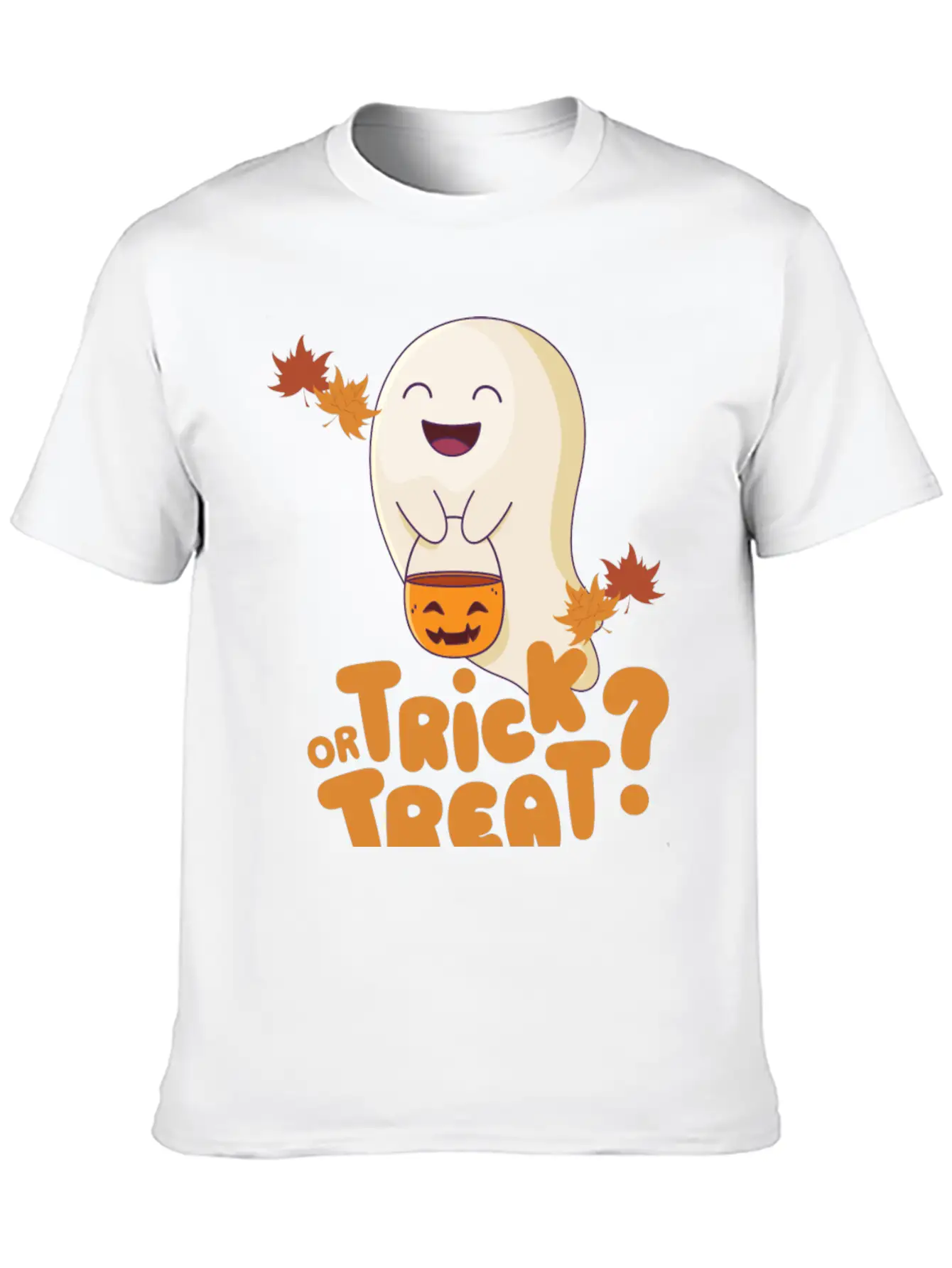 Trick Or Treat Autumn Modern Fit Casual T-Shirt ��� Clean And Versatile Design