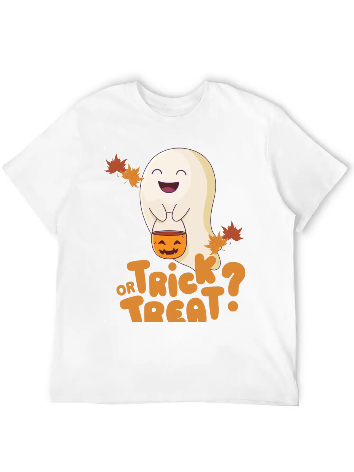 Trick Or Treat Autumn Modern Fit Casual T-Shirt ��� Clean And Versatile Design