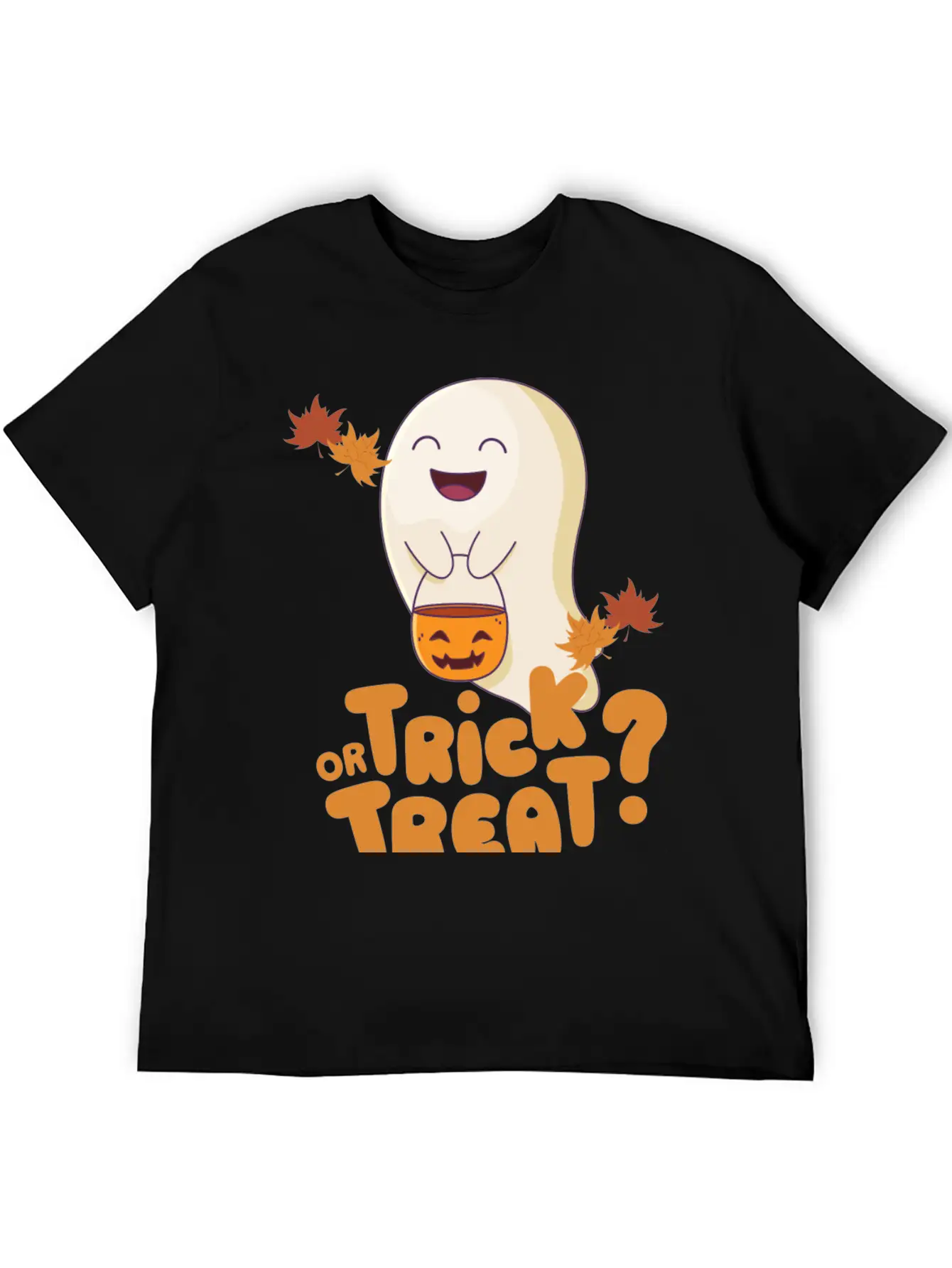 Trick Or Treat Autumn Modern Fit Casual T-Shirt ��� Clean And Versatile Design