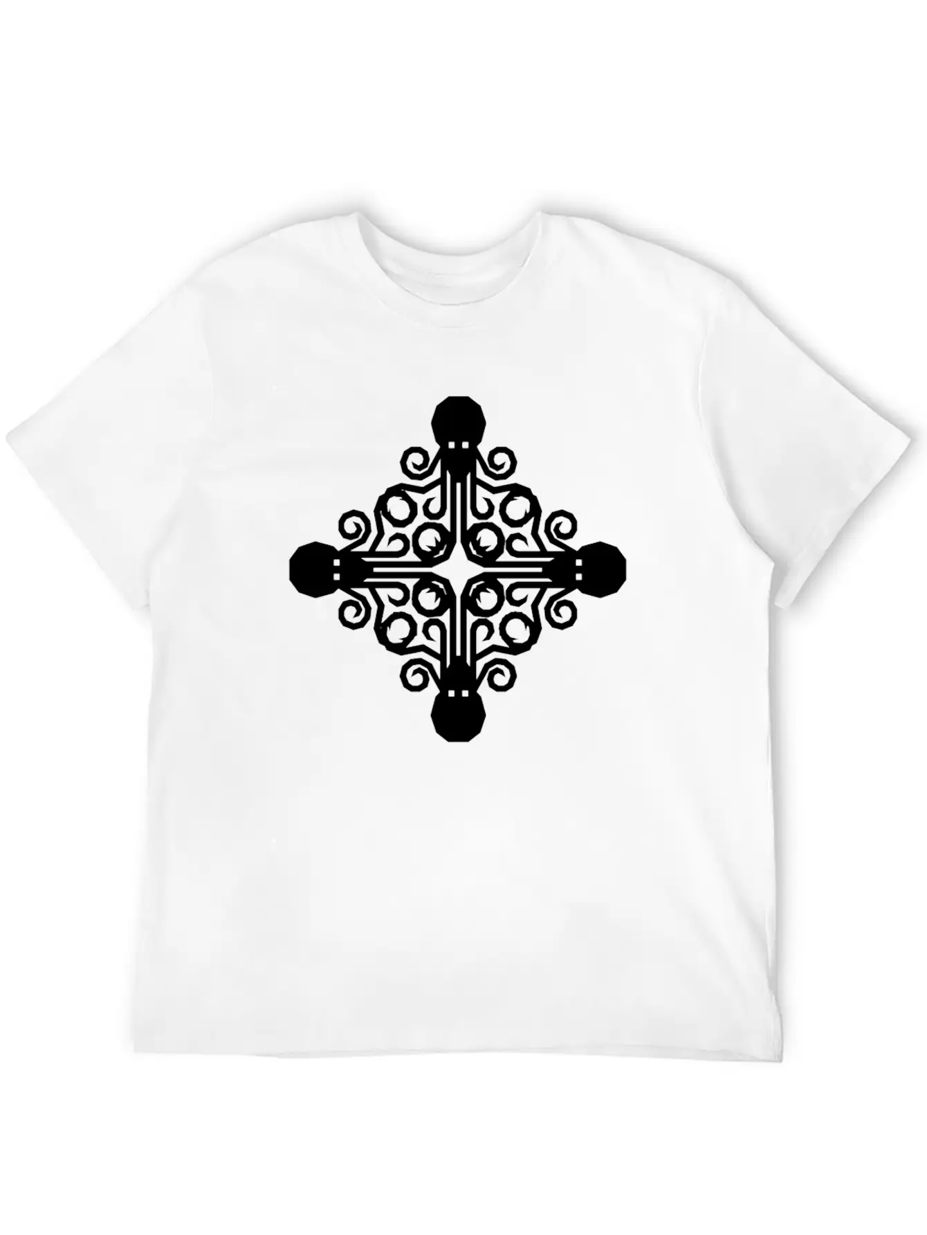 Trippy Psychedelic Octopus Quadrant Classic Fit Graphic Tee For Daily Comfort – Unisex Cotton Shirt