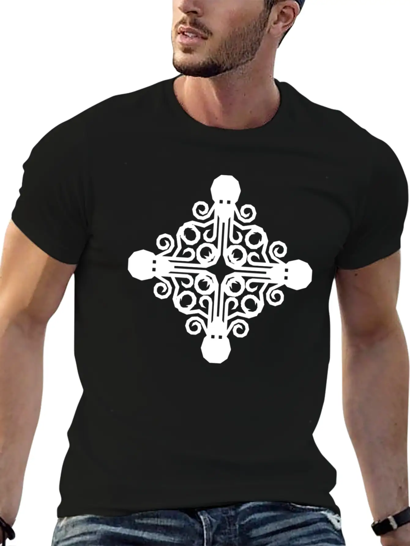Trippy Psychedelic Octopus Quadrant Classic Fit Graphic Tee For Daily Comfort – Unisex Cotton Shirt