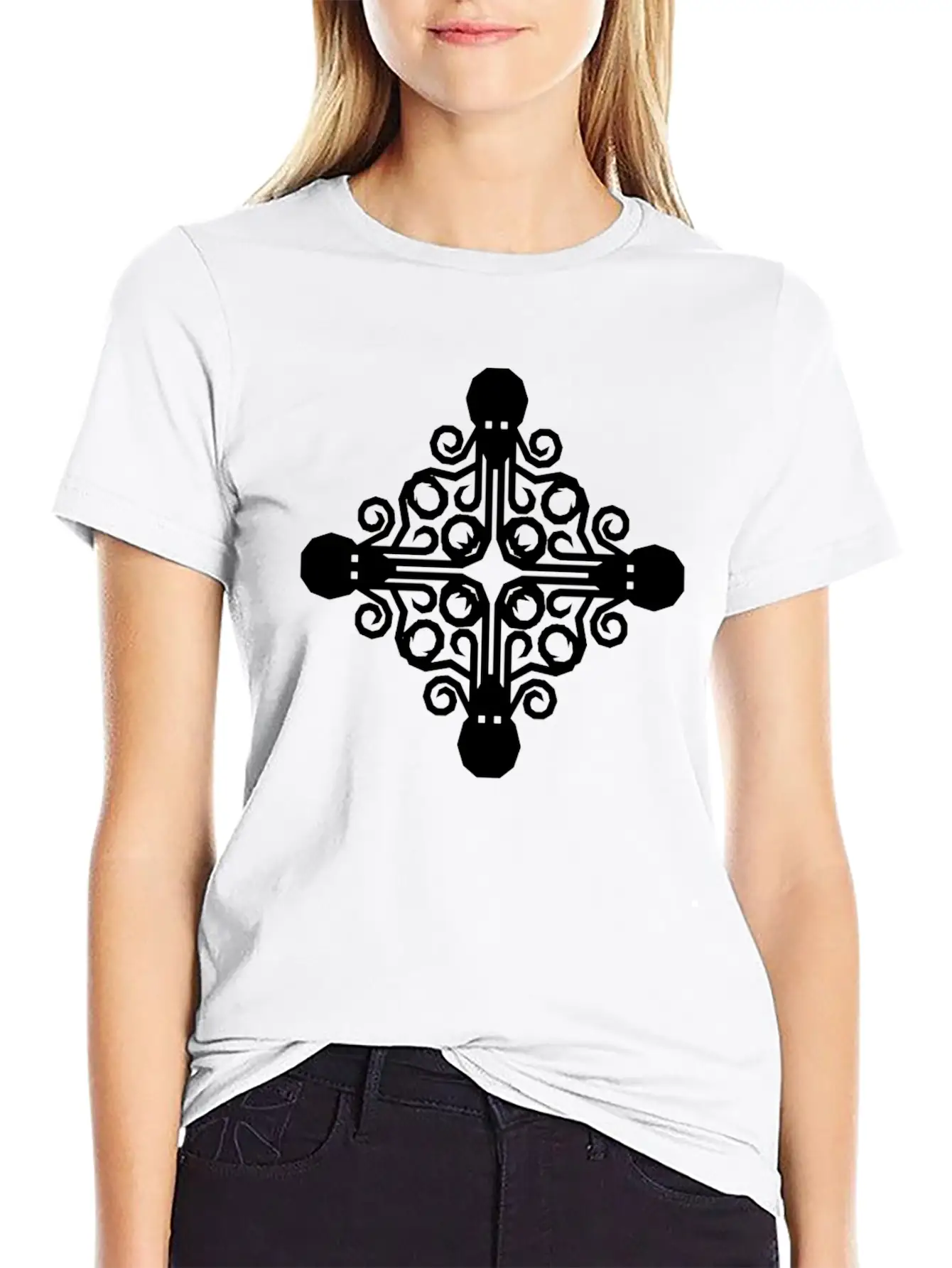 Trippy Psychedelic Octopus Quadrant Classic Fit Graphic Tee For Daily Comfort – Unisex Cotton Shirt