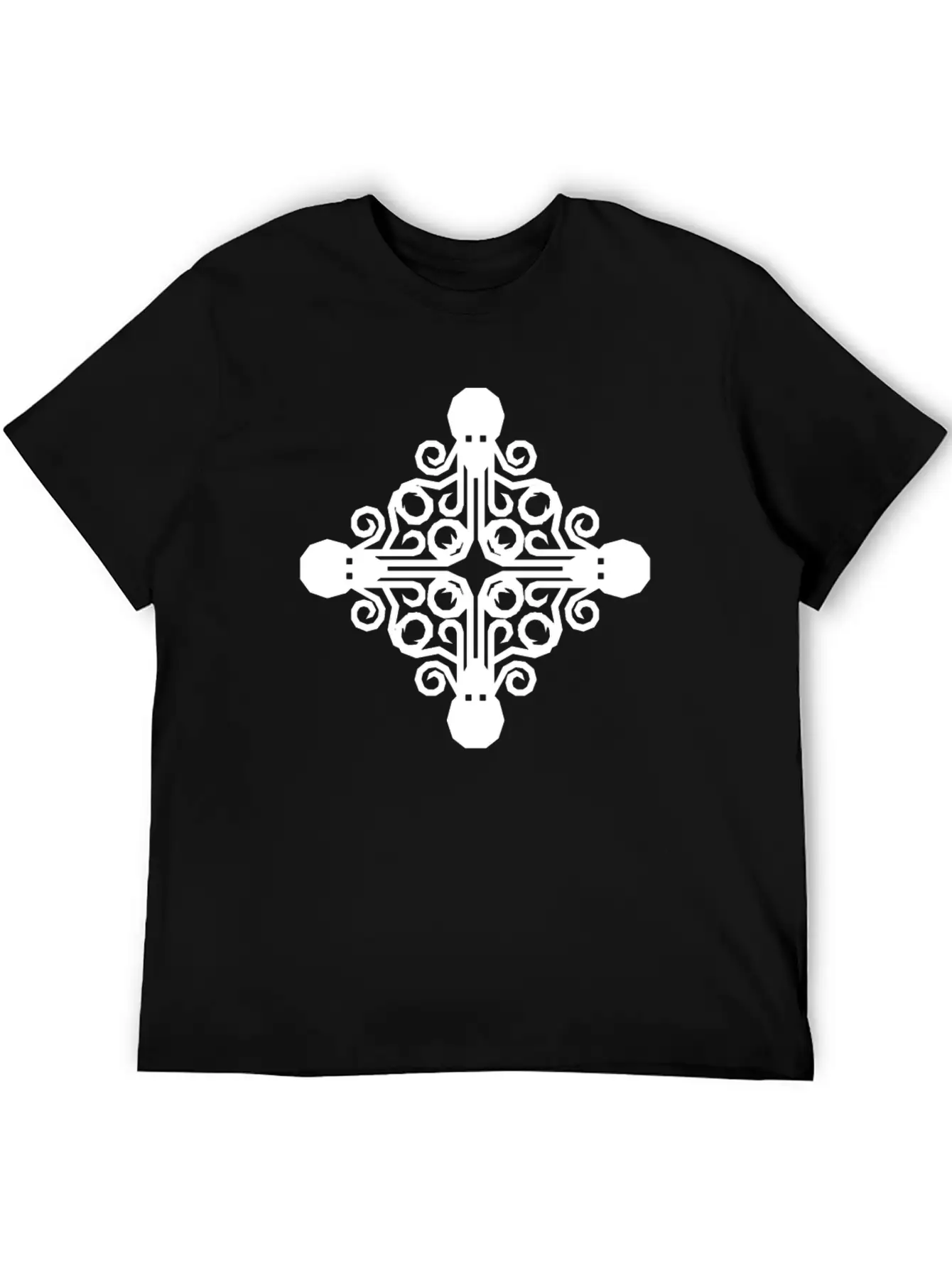Trippy Psychedelic Octopus Quadrant Classic Fit Graphic Tee For Daily Comfort – Unisex Cotton Shirt