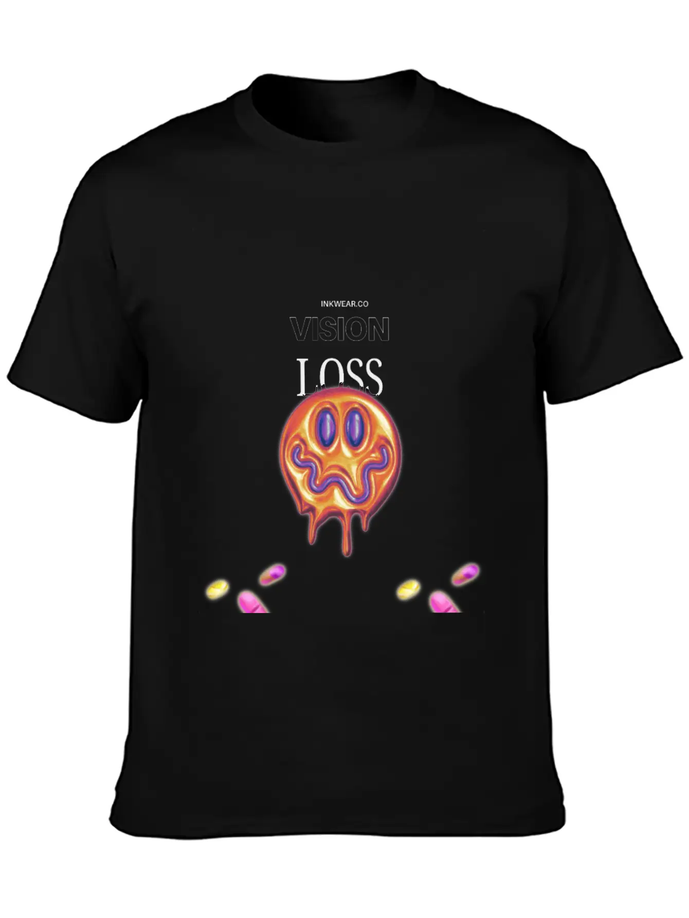 Trippy Psychedelic Unisex Casual T-Shirt – Clean Design For Daily Comfort