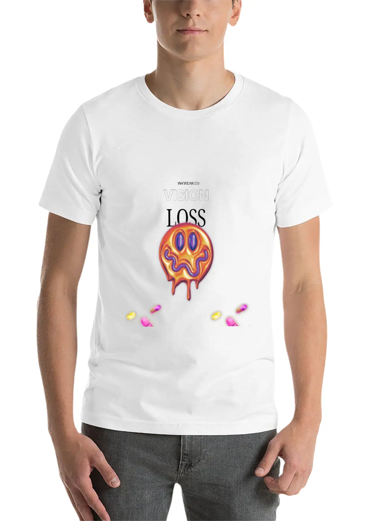 Trippy Psychedelic Unisex Casual T-Shirt – Clean Design For Daily Comfort