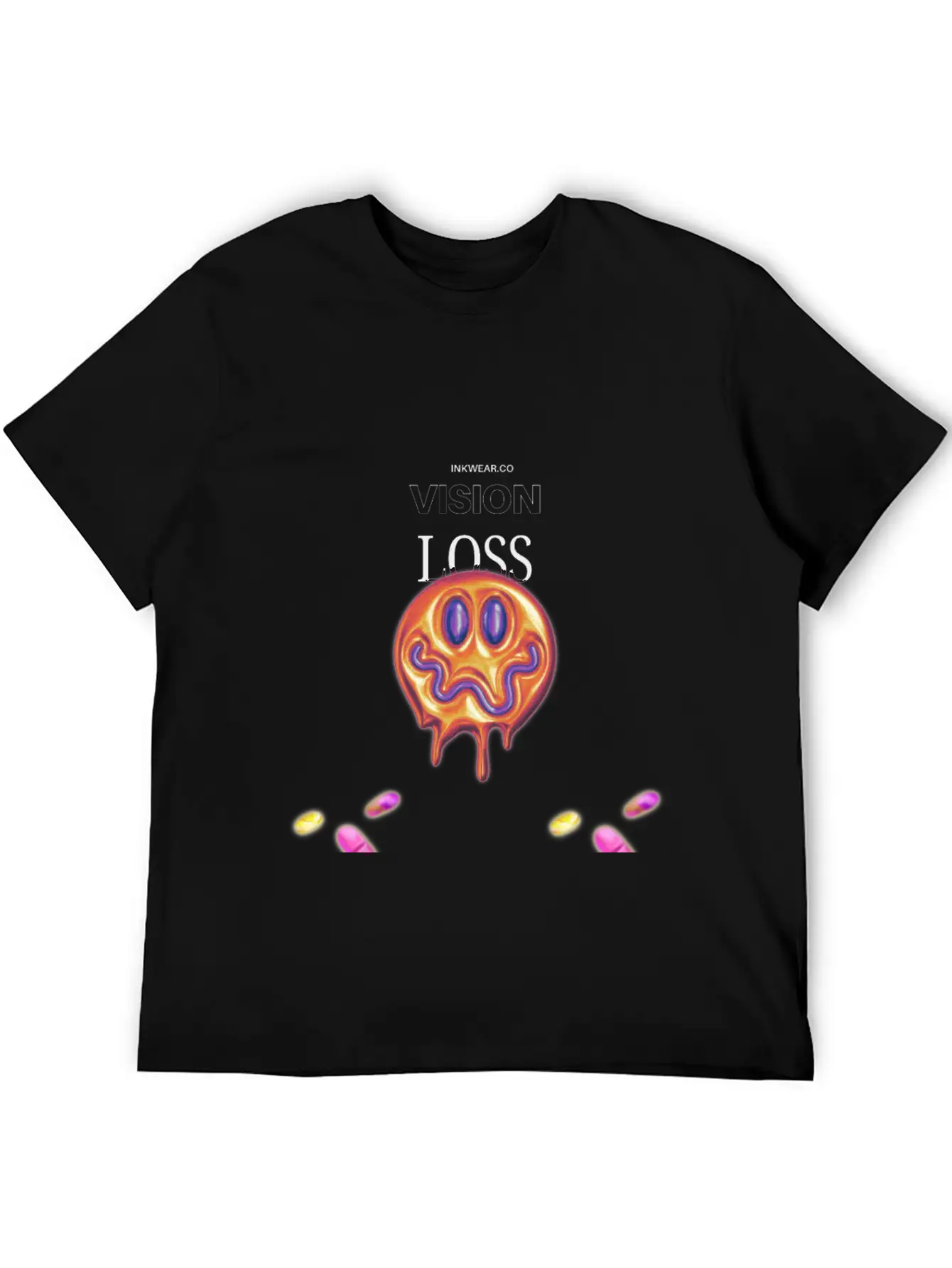 Trippy Psychedelic Unisex Casual T-Shirt – Clean Design For Daily Comfort