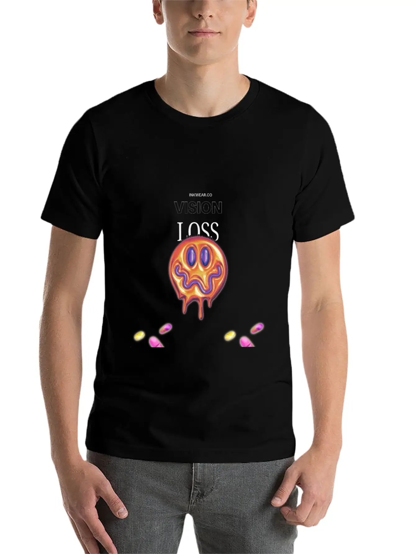 Trippy Psychedelic Unisex Casual T-Shirt – Clean Design For Daily Comfort