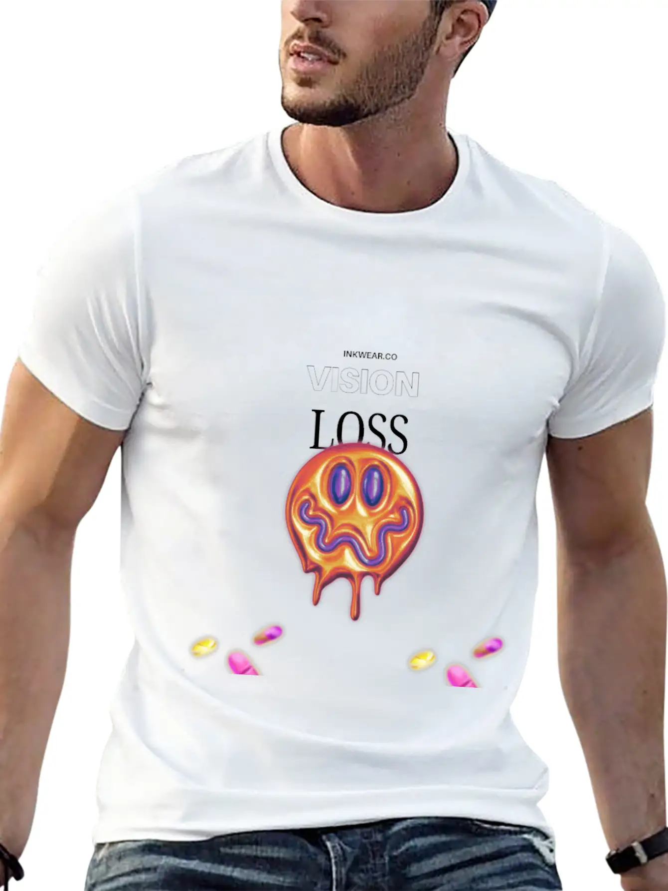 Trippy Psychedelic Unisex Casual T-Shirt – Clean Design For Daily Comfort
