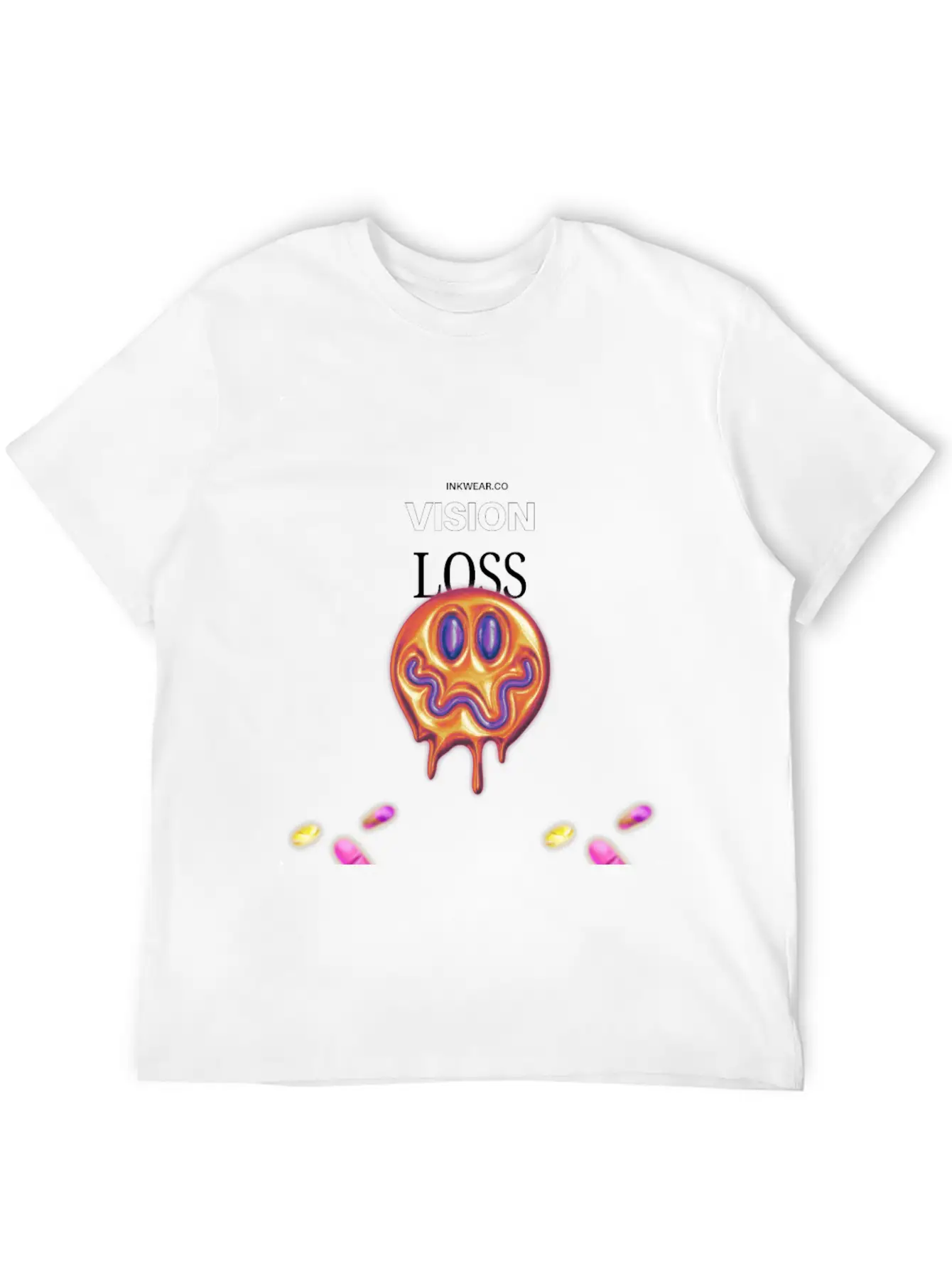Trippy Psychedelic Unisex Casual T-Shirt – Clean Design For Daily Comfort