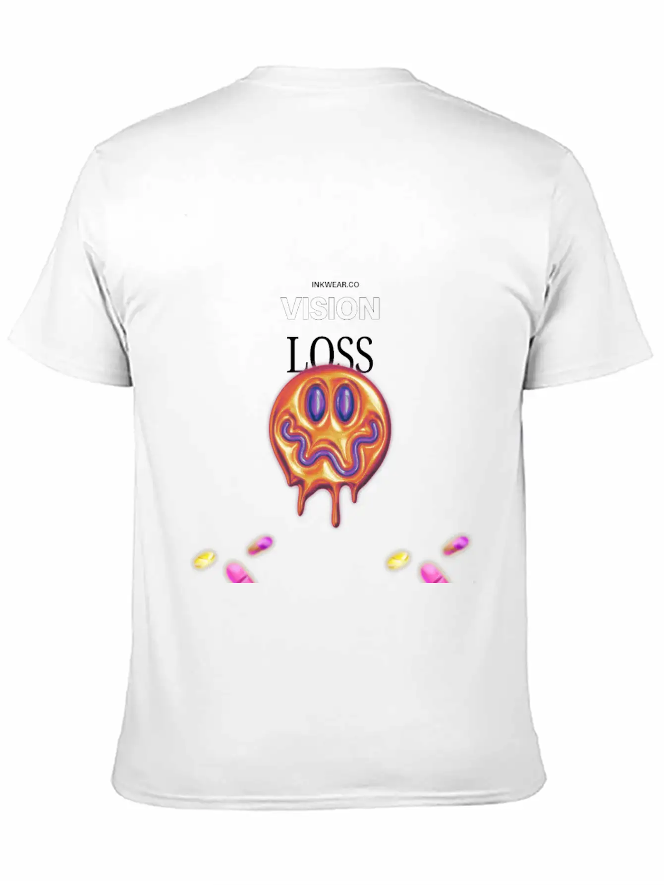 Trippy Psychedelic Unisex Casual T-Shirt – Clean Design For Daily Comfort