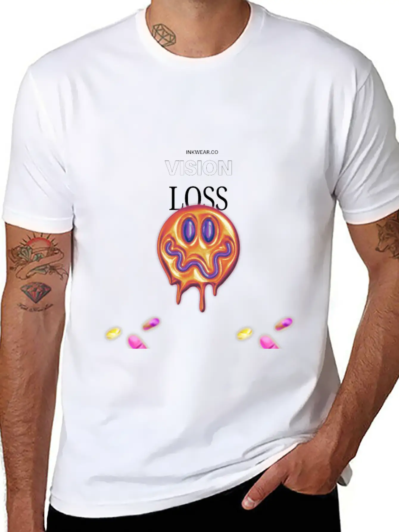 Trippy Psychedelic Unisex Casual T-Shirt – Clean Design For Daily Comfort