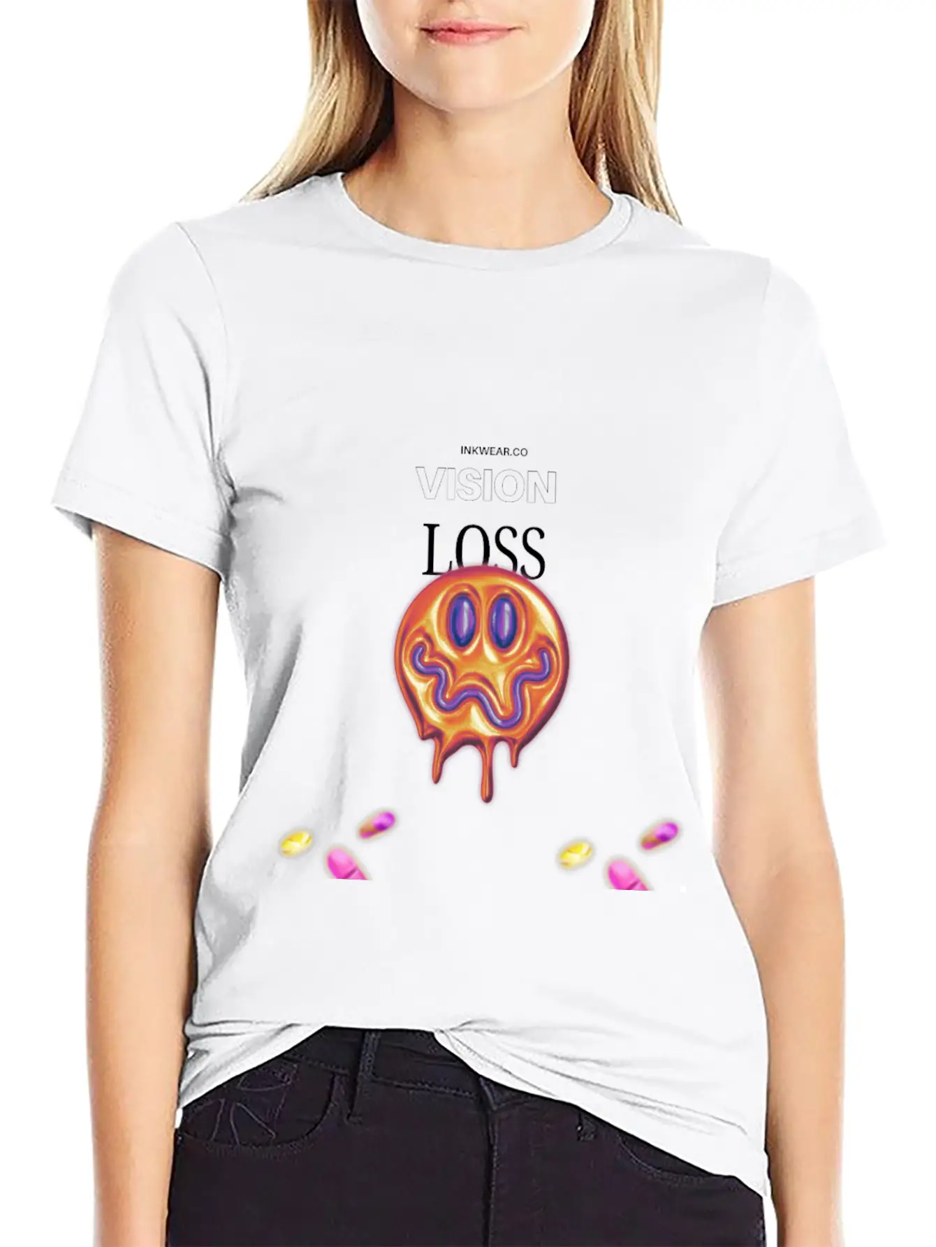 Trippy Psychedelic Unisex Casual T-Shirt – Clean Design For Daily Comfort
