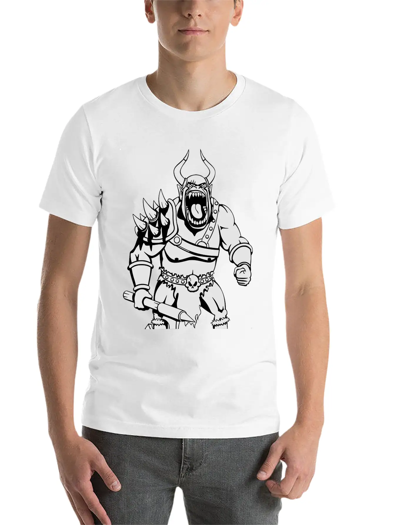 Troll Modern Fit Casual T-Shirt – Clean And Versatile Design