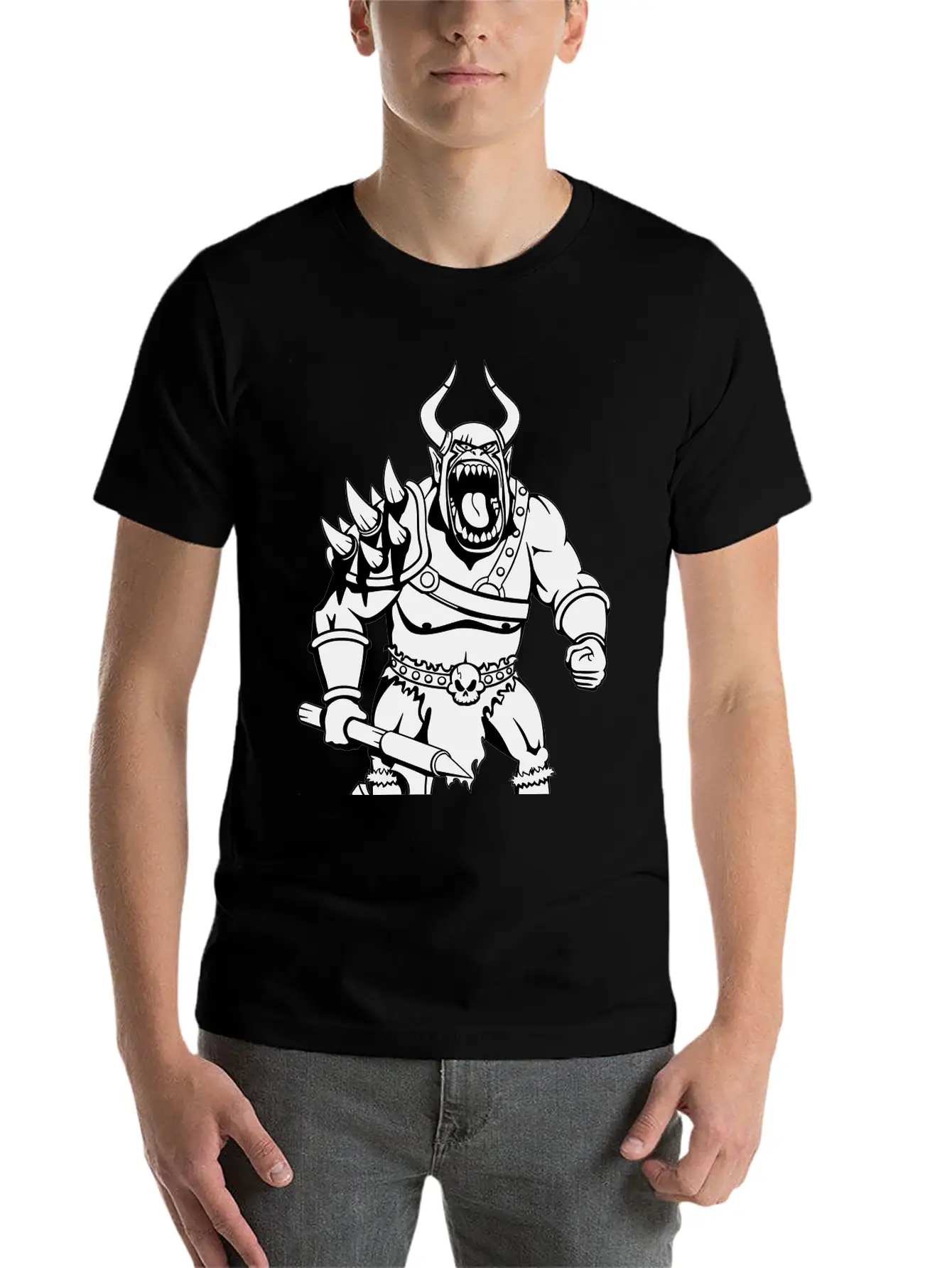 Troll Modern Fit Casual T-Shirt – Clean And Versatile Design