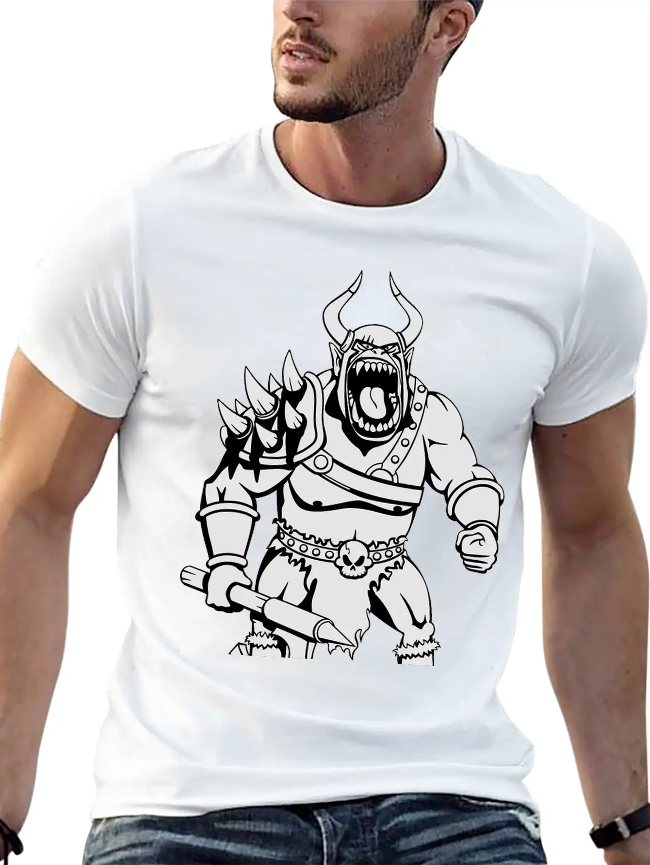 Troll Modern Fit Casual T-Shirt – Clean And Versatile Design