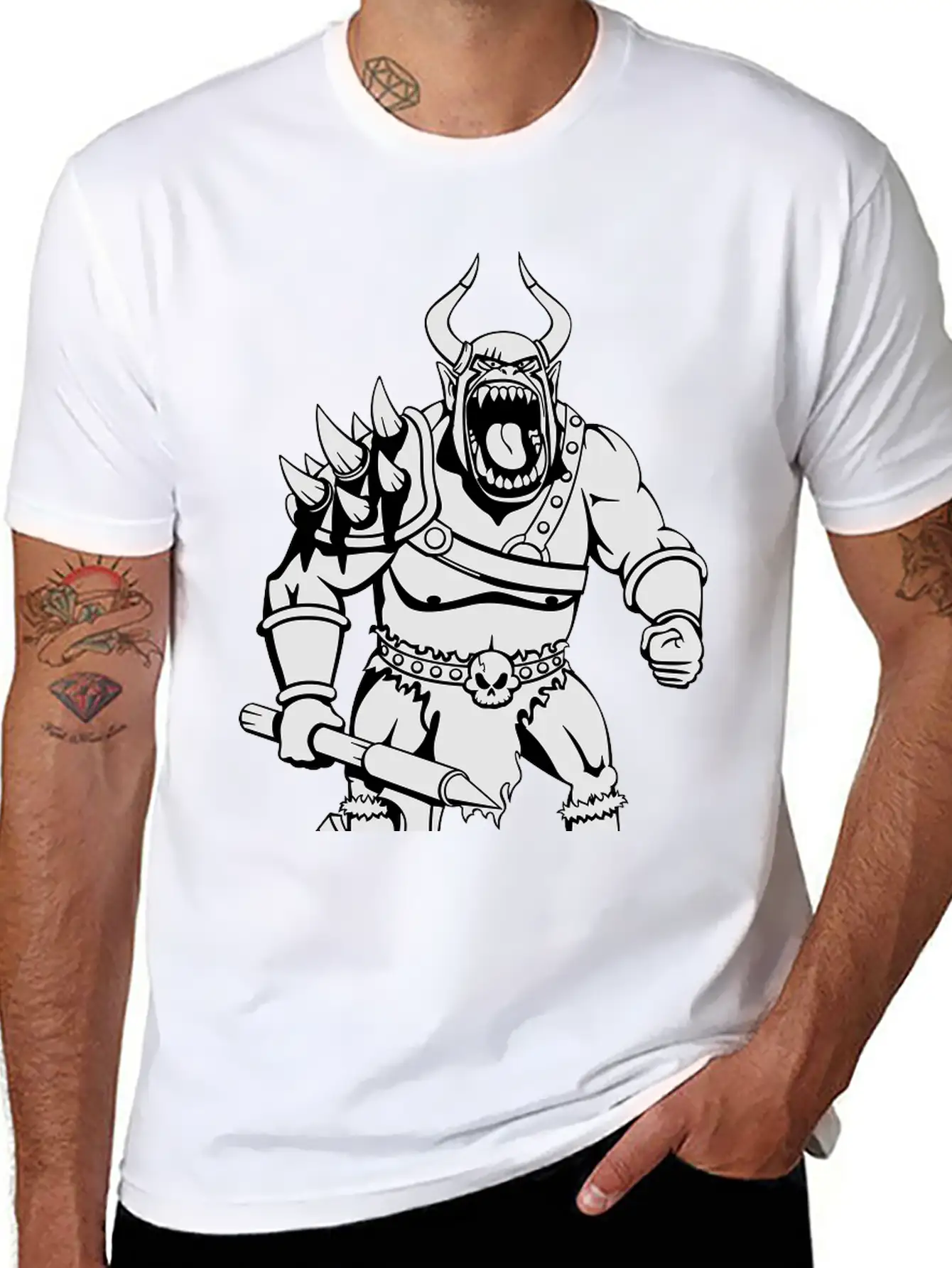 Troll Modern Fit Casual T-Shirt – Clean And Versatile Design